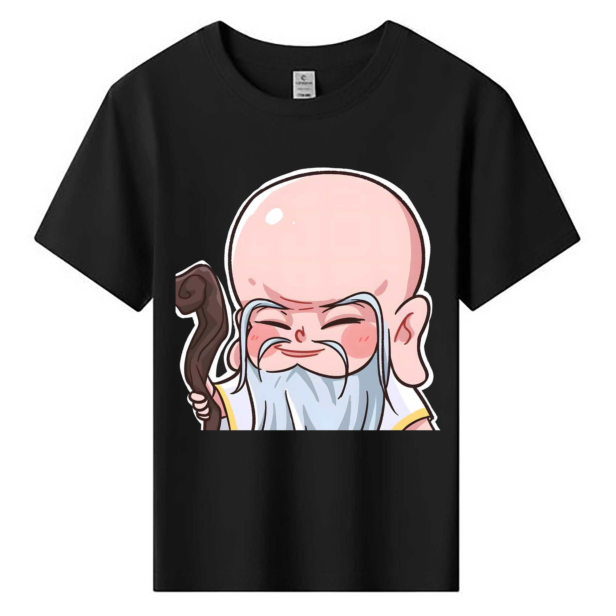 （画像用） Ne Zha 2 ナタ 魔童の大暴れ 綿100％キッズTシャツ（フロントプリント）