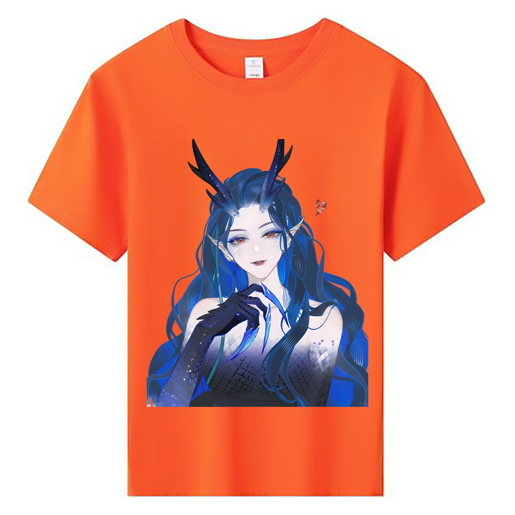 （画像用） Ne Zha 2 ナタ 魔童の大暴れ 綿100％キッズTシャツ（フロントプリント）
