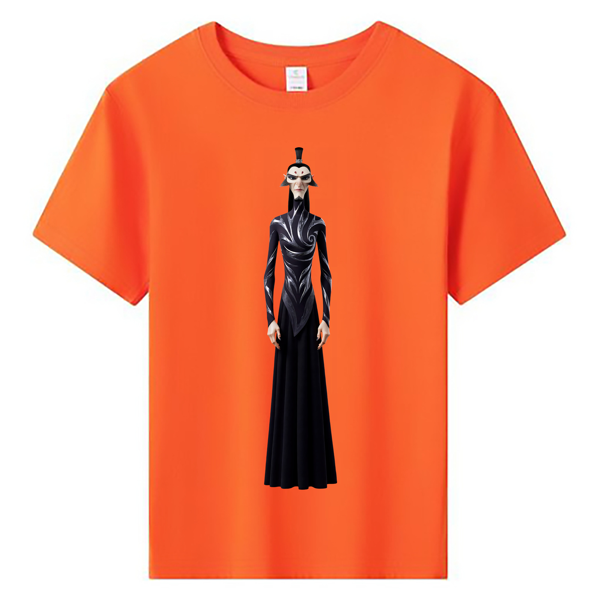 （画像用） Ne Zha 2 ナタ 魔童の大暴れ 綿100％キッズTシャツ（フロントプリント）