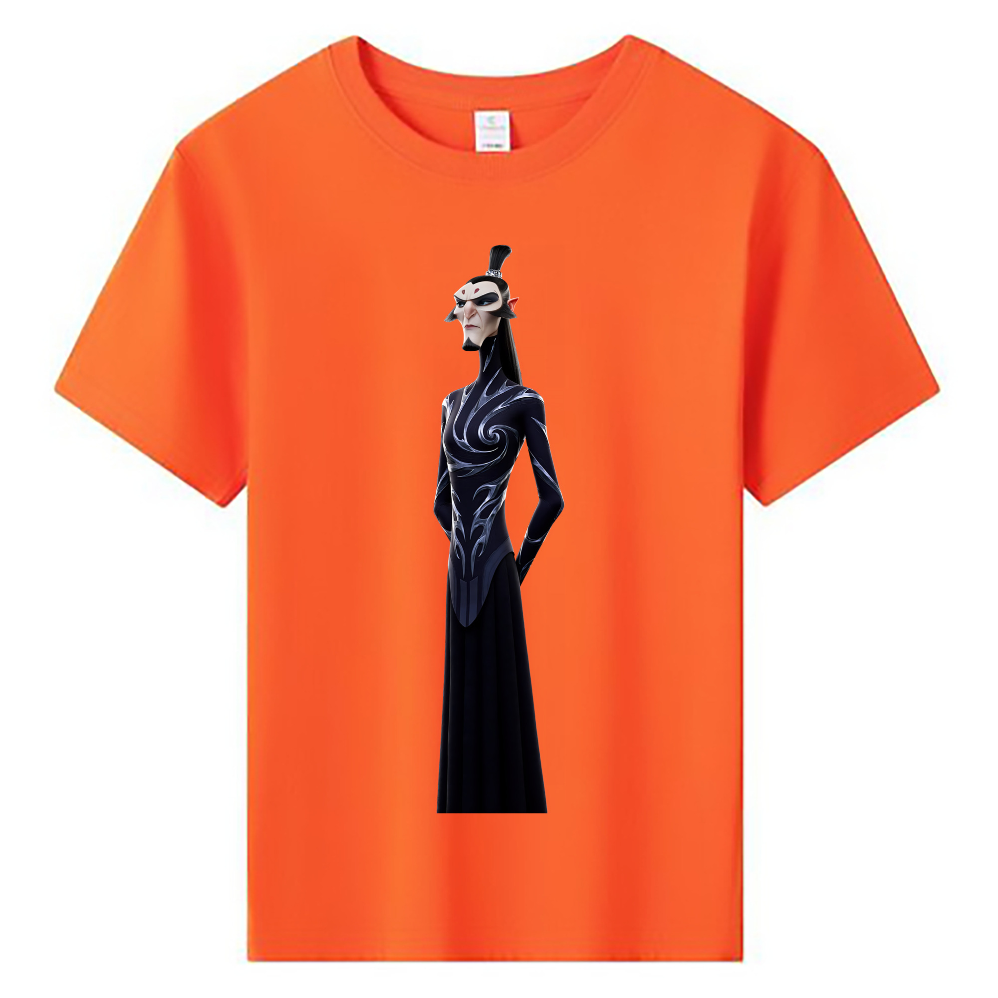 （画像用） Ne Zha 2 ナタ 魔童の大暴れ 綿100％キッズTシャツ（フロントプリント）