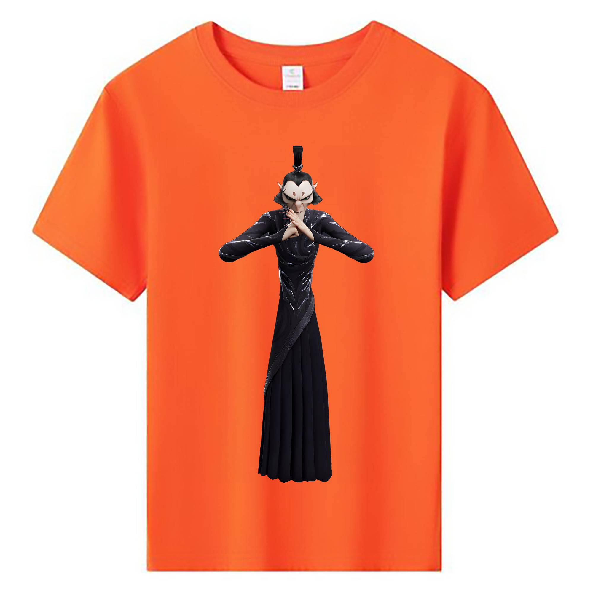 （画像用） Ne Zha 2 ナタ 魔童の大暴れ 綿100％キッズTシャツ（フロントプリント）