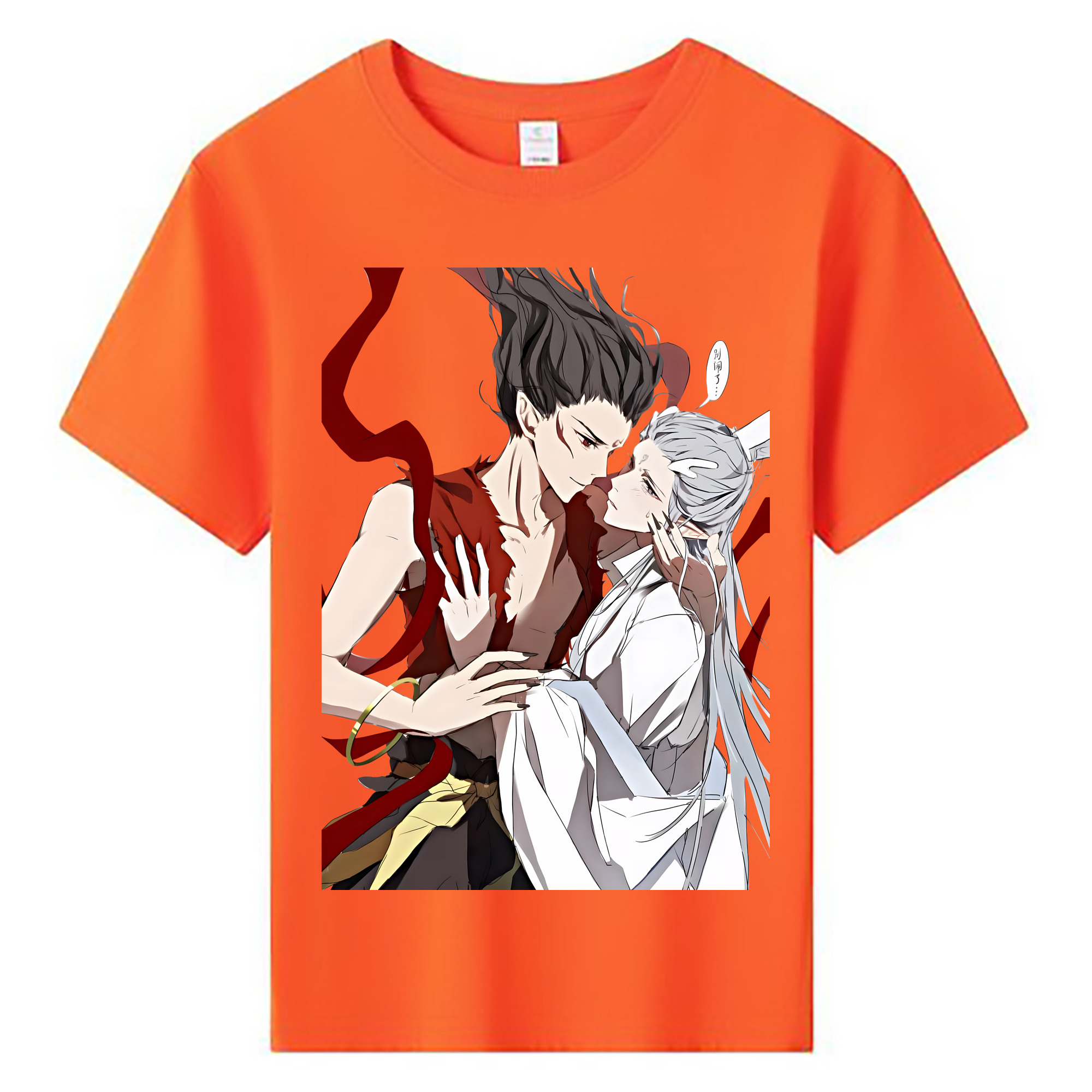 （画像用） Ne Zha 2 ナタ 魔童の大暴れ 綿100％キッズTシャツ（フロントプリント）