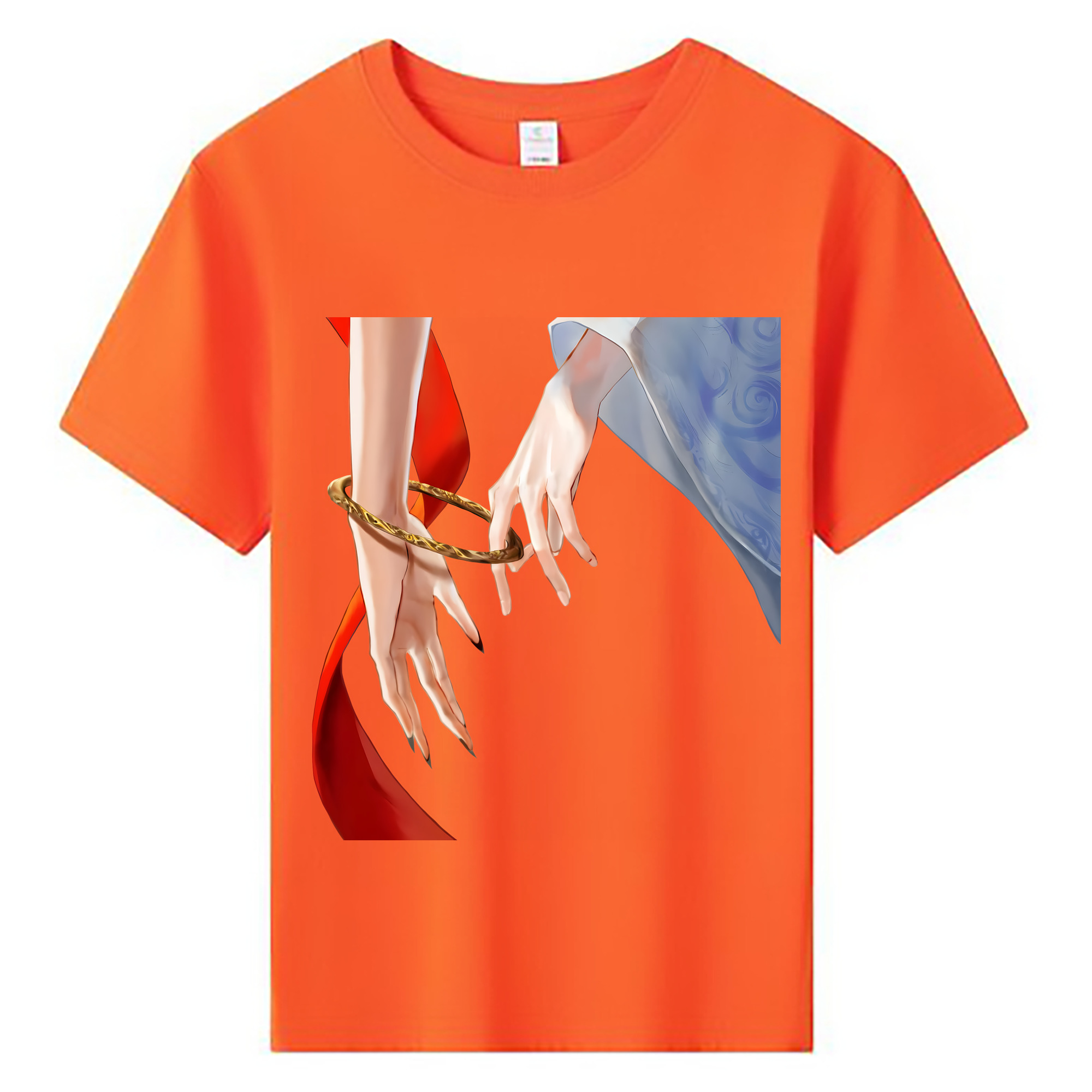 （画像用） Ne Zha 2 ナタ 魔童の大暴れ 綿100％キッズTシャツ（フロントプリント）