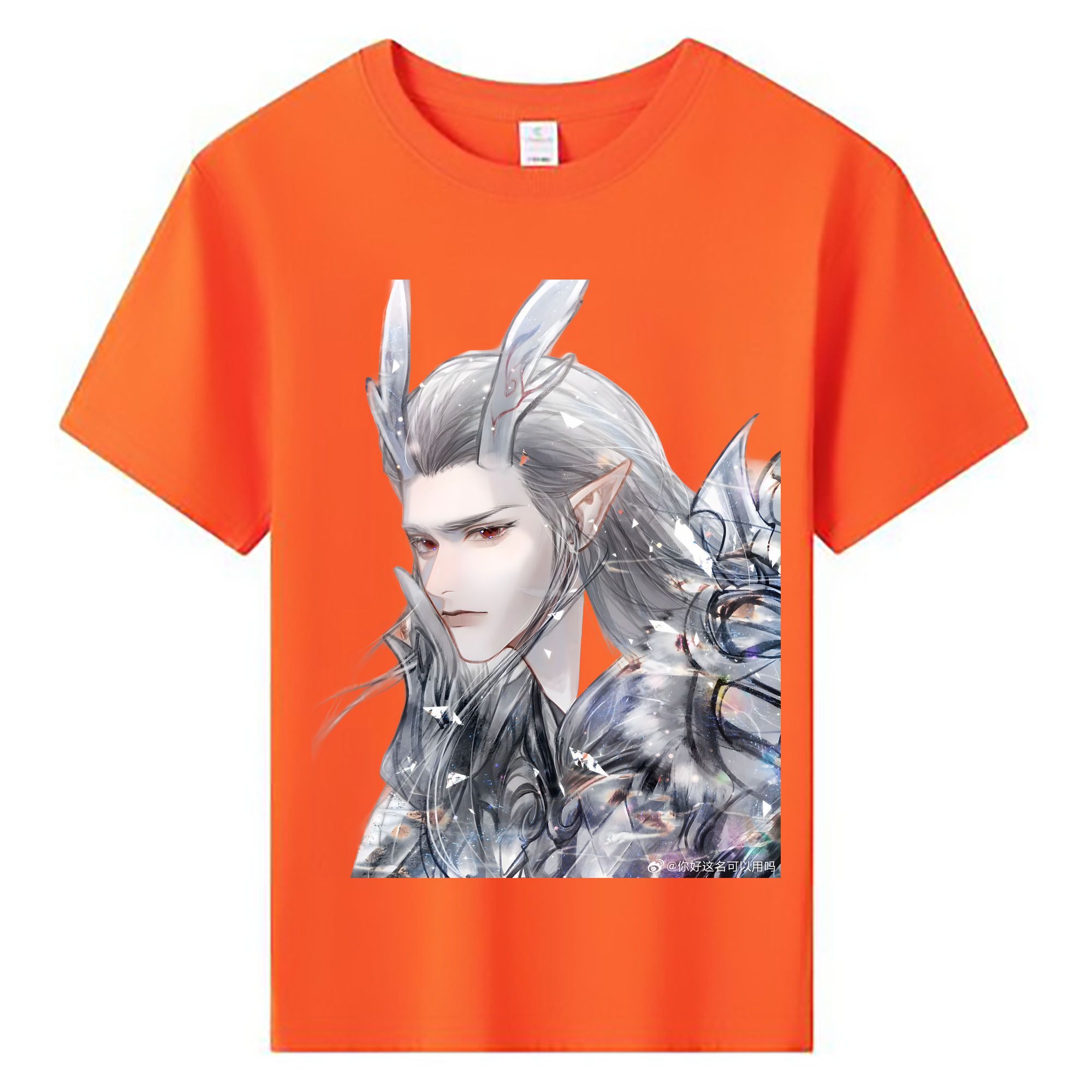 （画像用） Ne Zha 2 ナタ 魔童の大暴れ 綿100％キッズTシャツ（フロントプリント）