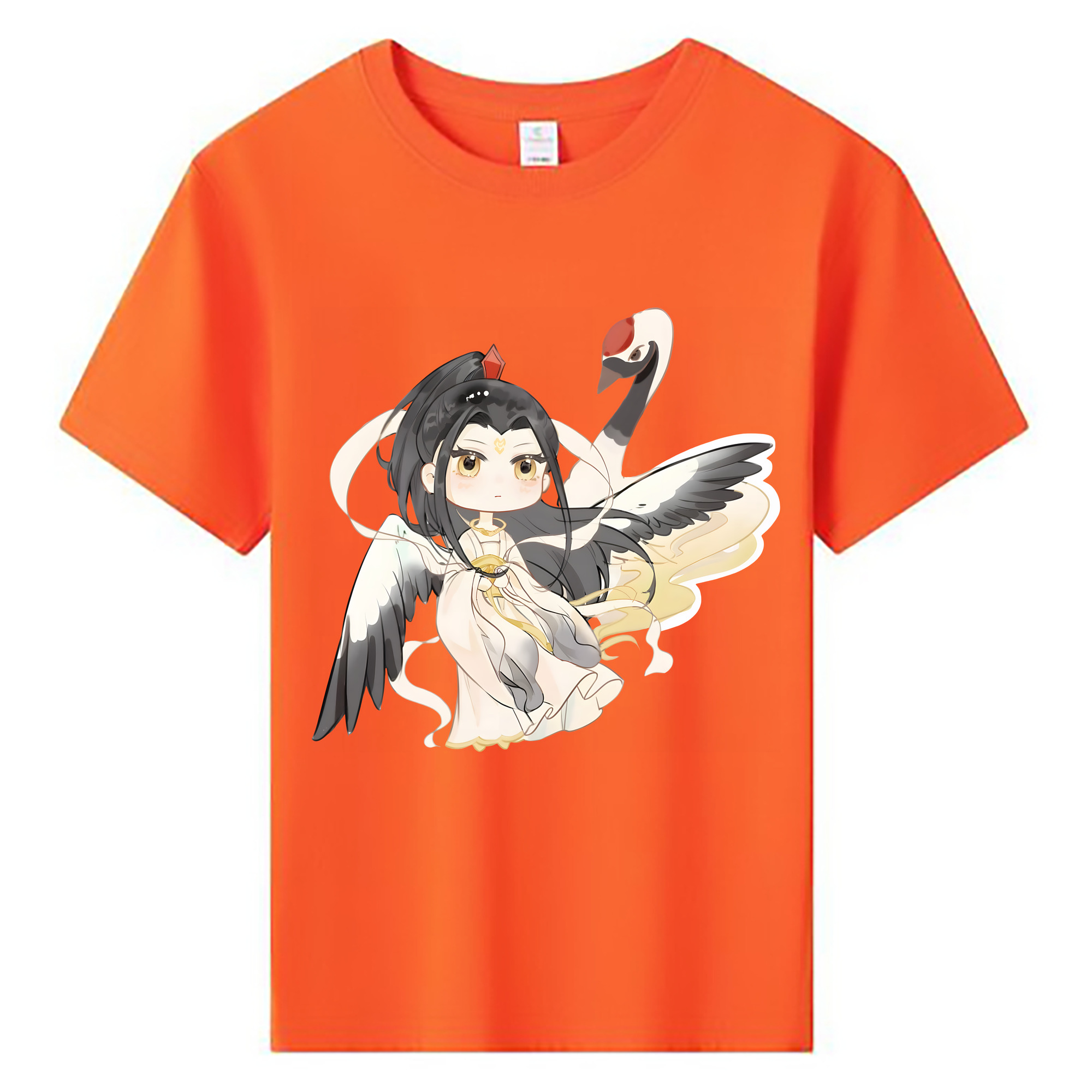（画像用） Ne Zha 2 ナタ 魔童の大暴れ 綿100％キッズTシャツ（フロントプリント）