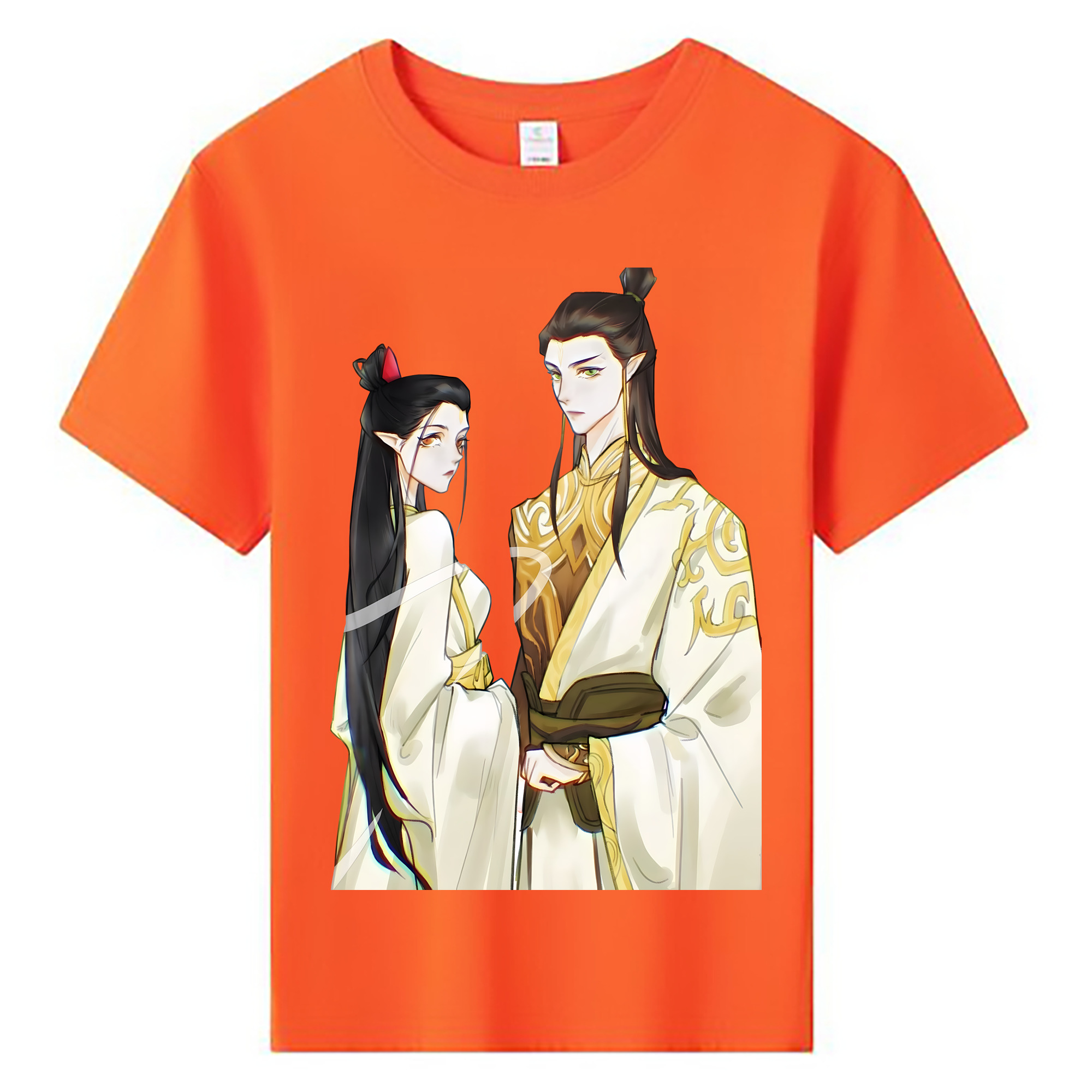（画像用） Ne Zha 2 ナタ 魔童の大暴れ 綿100％キッズTシャツ（フロントプリント）