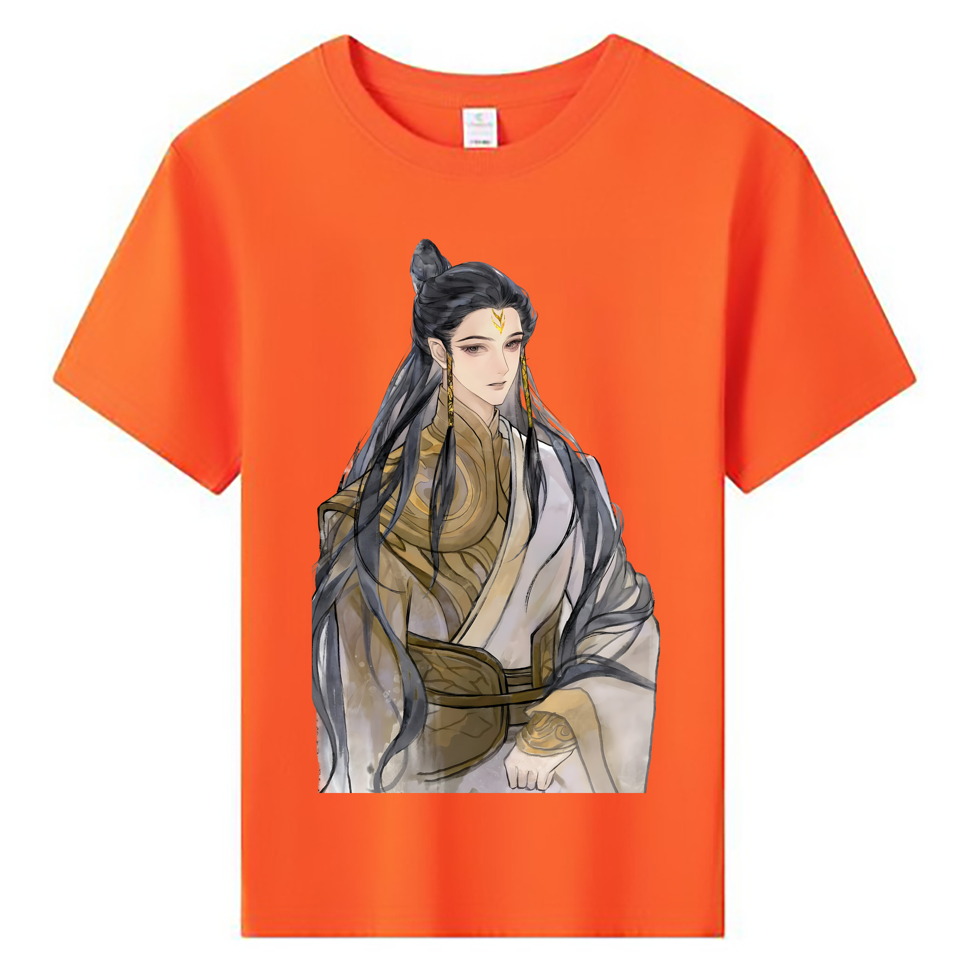 （画像用） Ne Zha 2 ナタ 魔童の大暴れ 綿100％キッズTシャツ（フロントプリント）