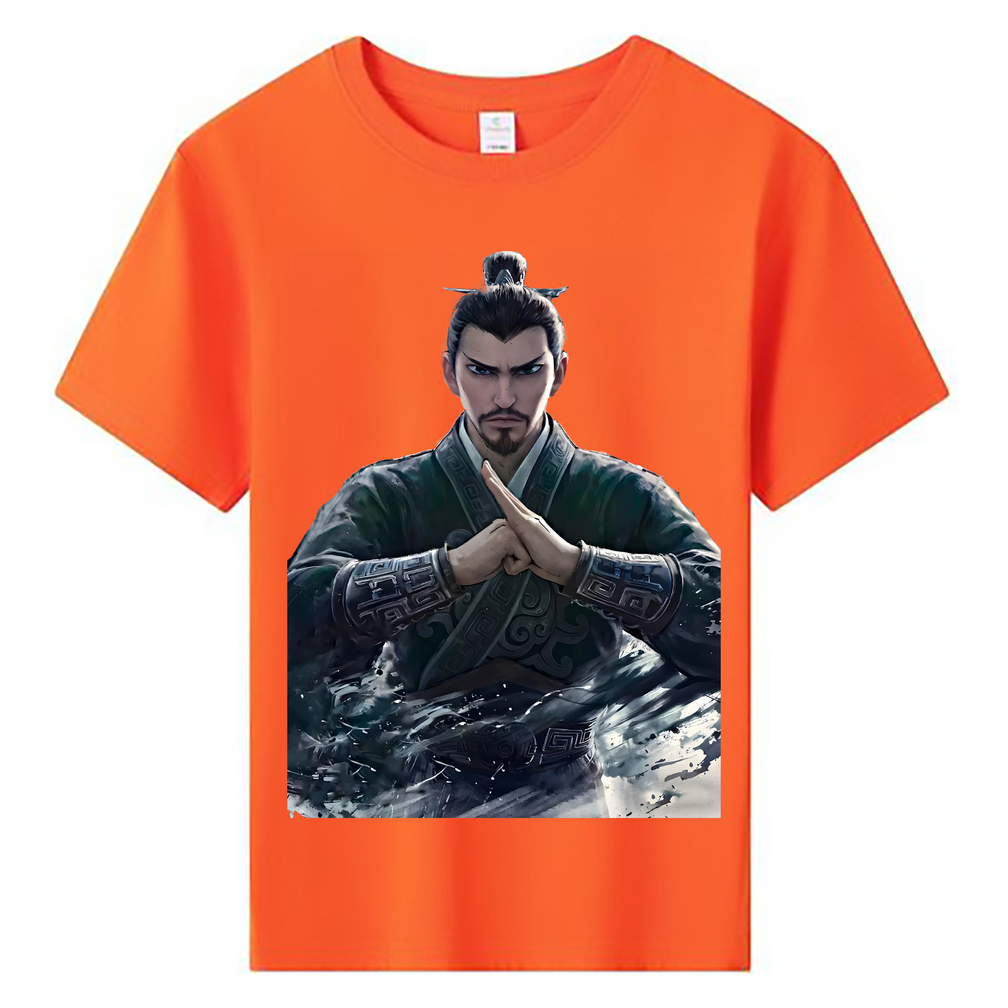 （画像用） Ne Zha 2 ナタ 魔童の大暴れ 綿100％キッズTシャツ（フロントプリント）