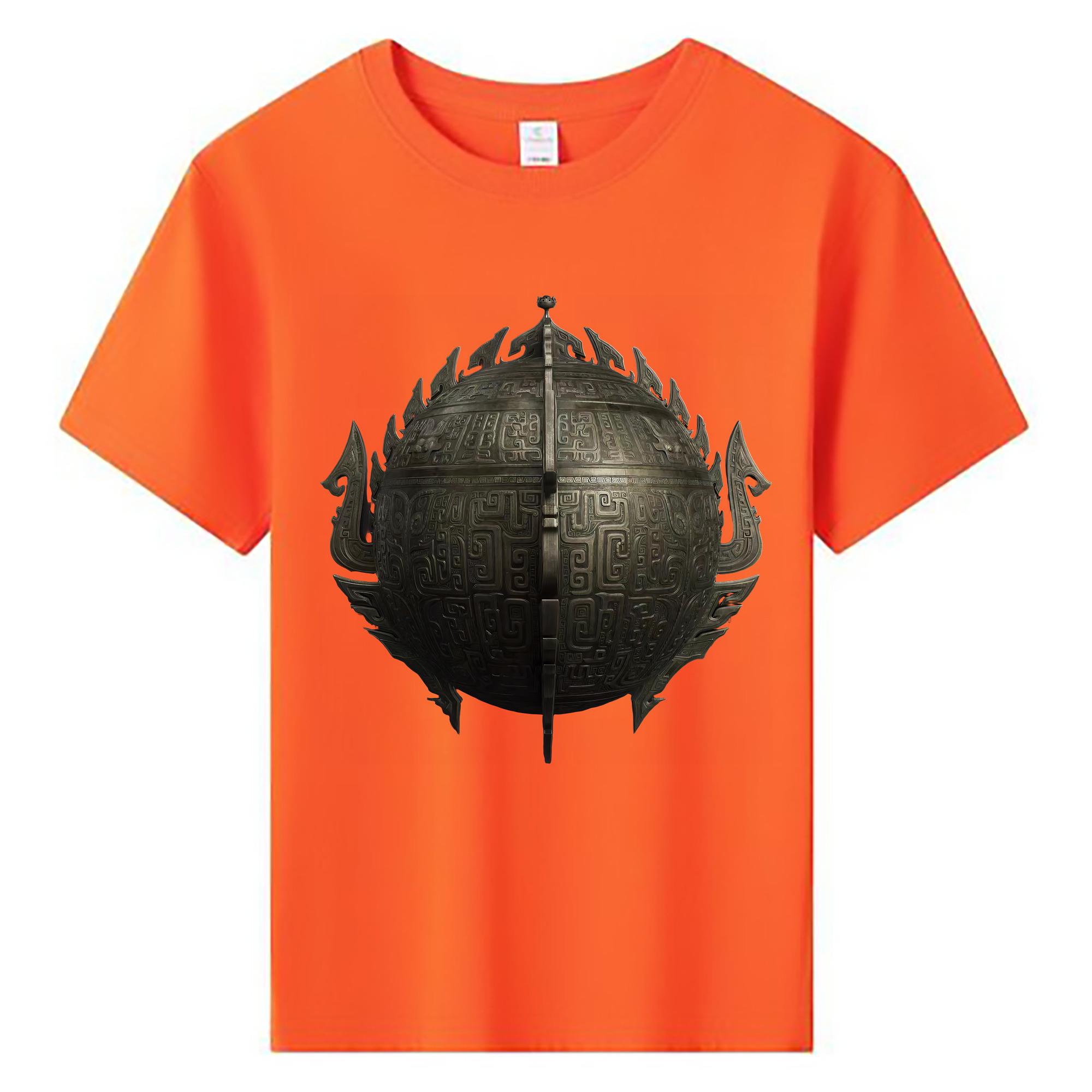 （画像用） Ne Zha 2 ナタ 魔童の大暴れ 綿100％キッズTシャツ（フロントプリント）