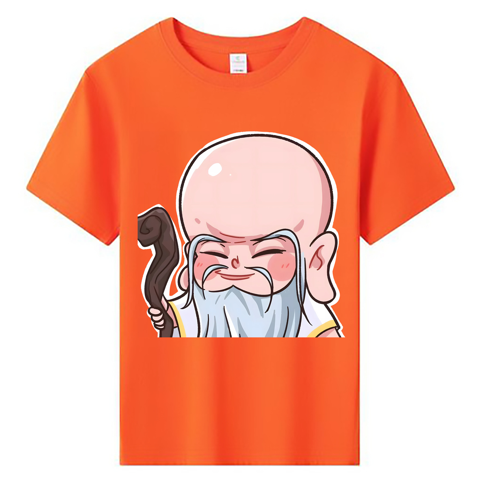 （画像用） Ne Zha 2 ナタ 魔童の大暴れ 綿100％キッズTシャツ（フロントプリント）