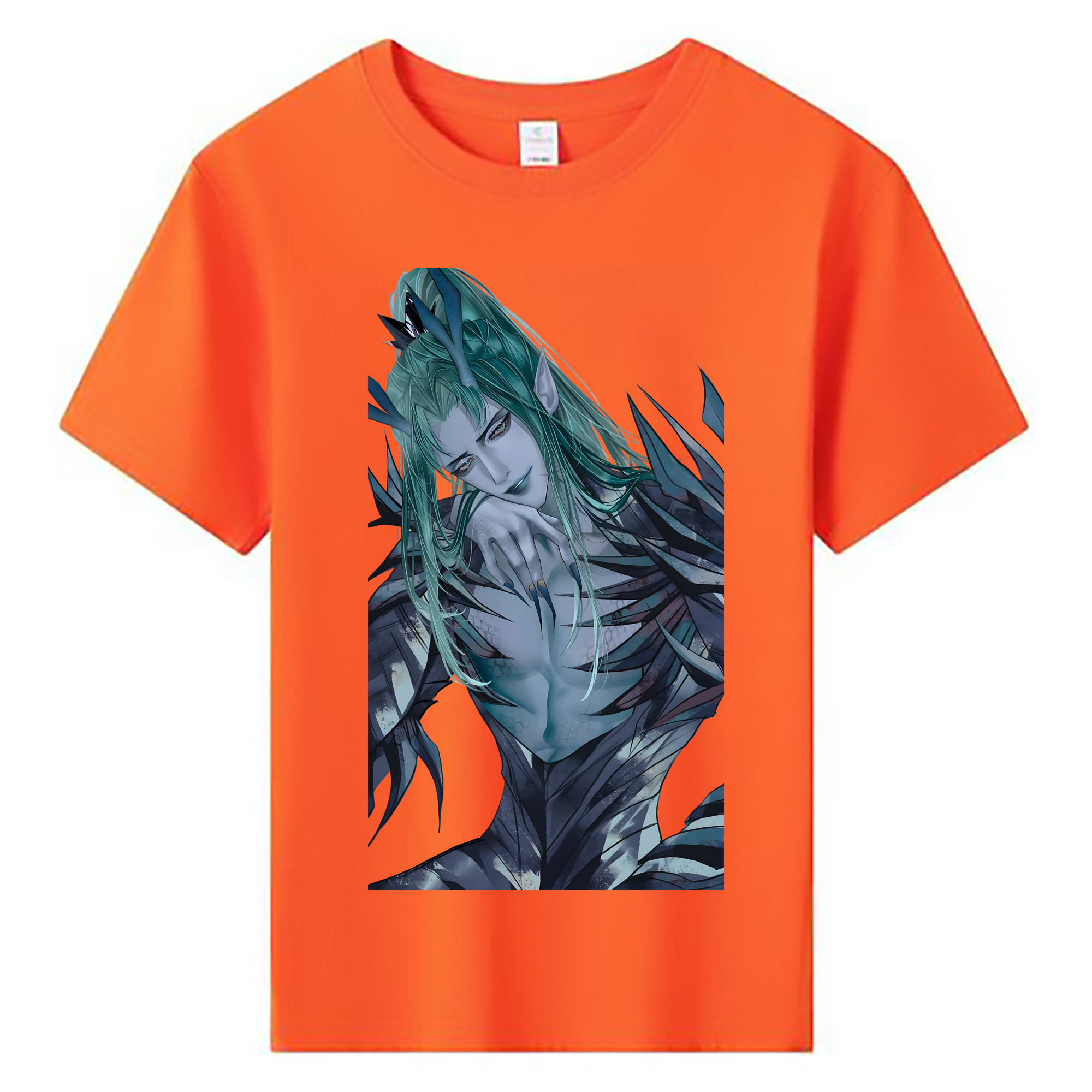 （画像用） Ne Zha 2 ナタ 魔童の大暴れ 綿100％キッズTシャツ（フロントプリント）
