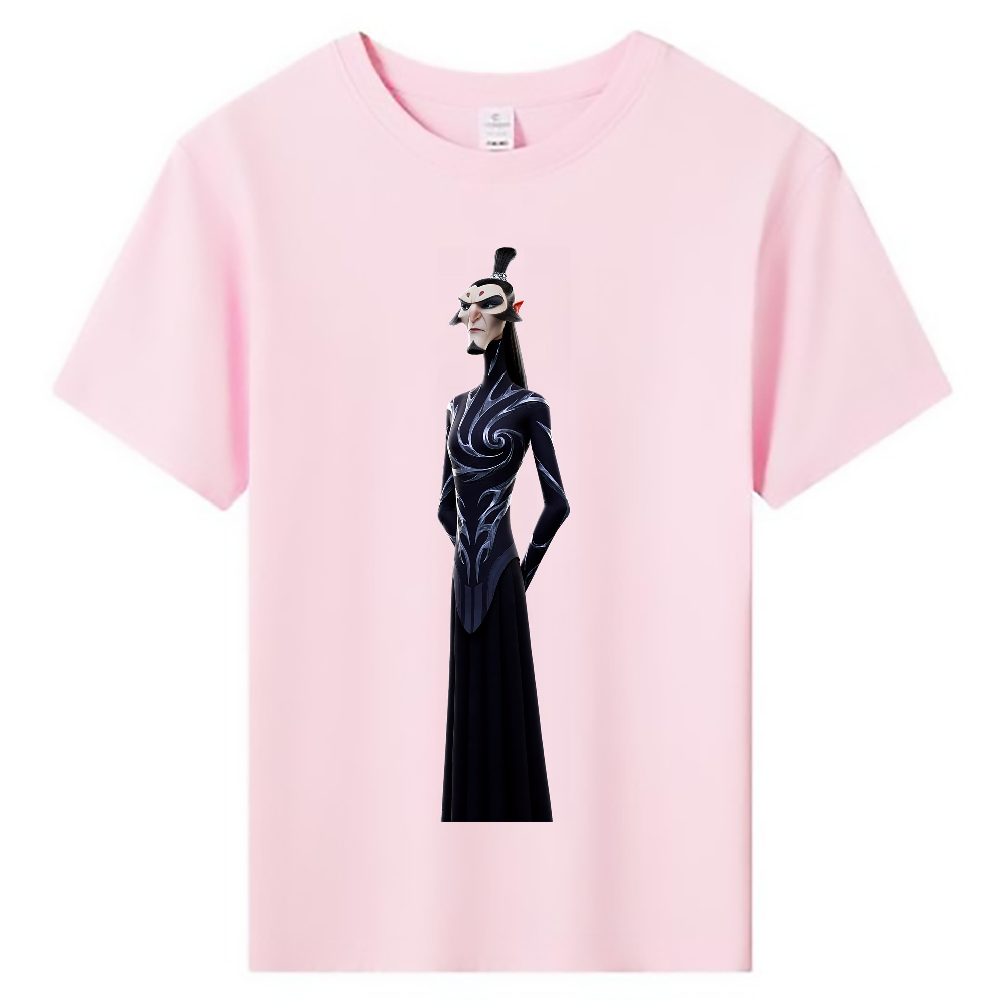 （画像用） Ne Zha 2 ナタ 魔童の大暴れ 綿100％キッズTシャツ（フロントプリント）