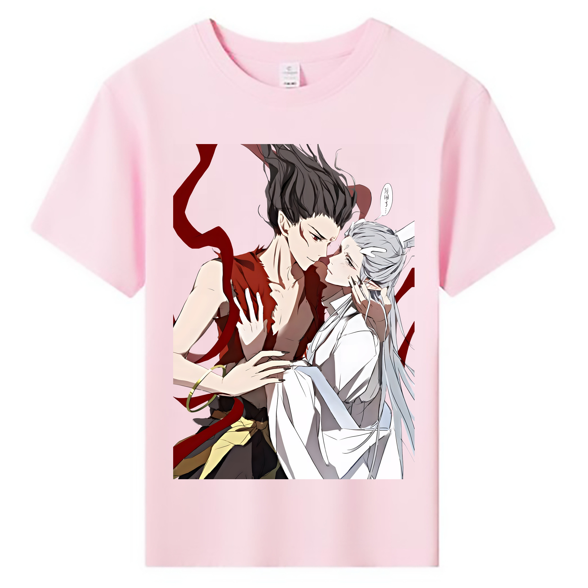 （画像用） Ne Zha 2 ナタ 魔童の大暴れ 綿100％キッズTシャツ（フロントプリント）