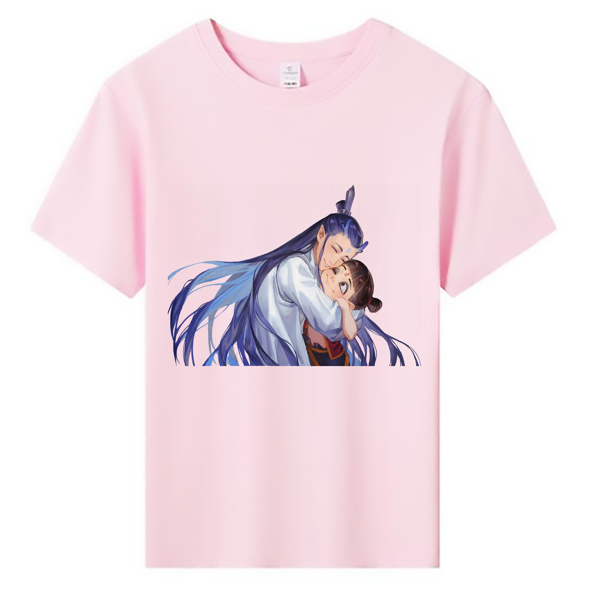 （画像用） Ne Zha 2 ナタ 魔童の大暴れ 綿100％キッズTシャツ（フロントプリント）