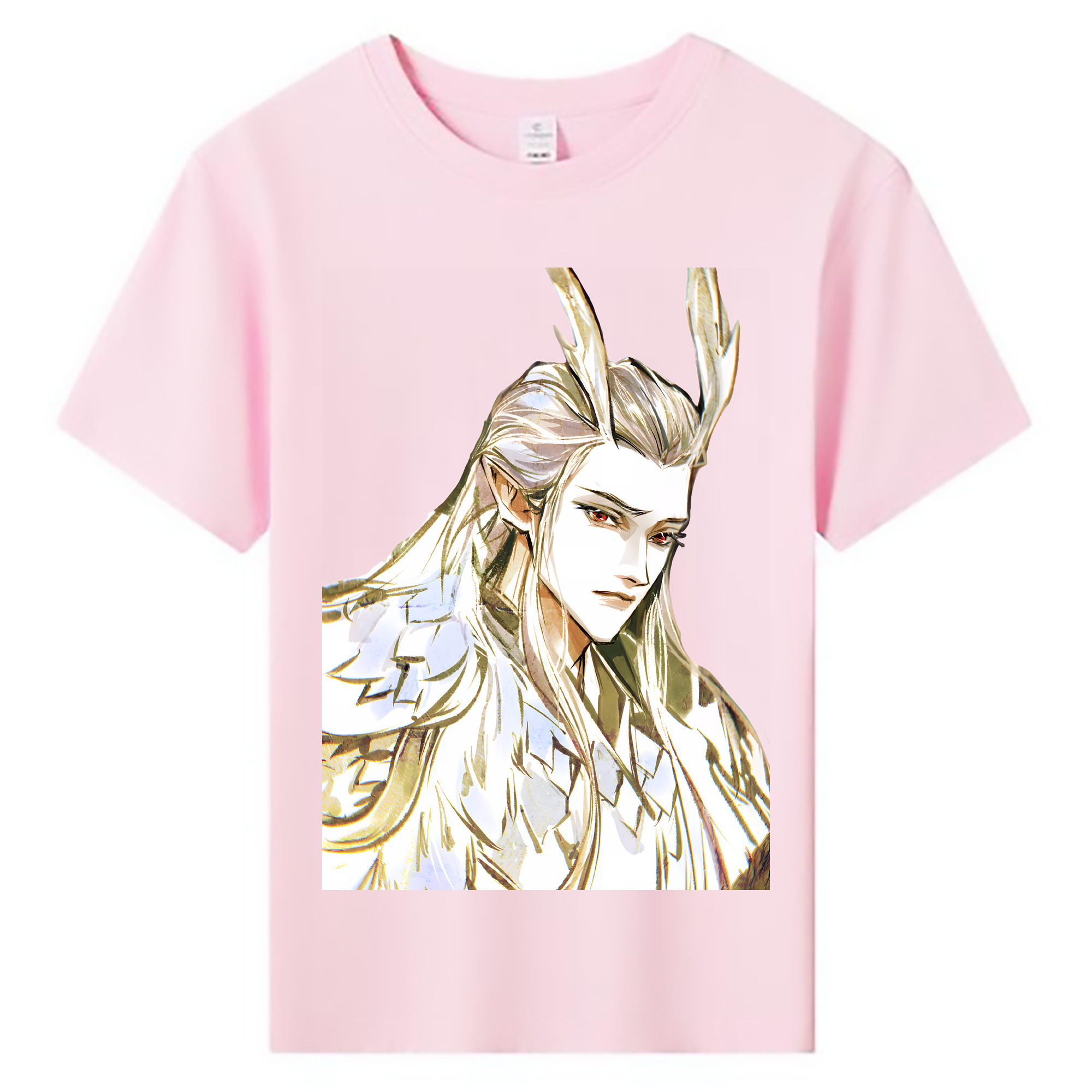 （画像用） Ne Zha 2 ナタ 魔童の大暴れ 綿100％キッズTシャツ（フロントプリント）