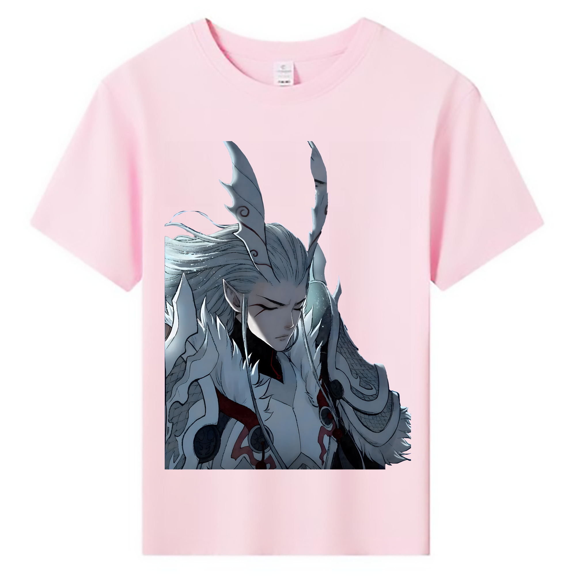 （画像用） Ne Zha 2 ナタ 魔童の大暴れ 綿100％キッズTシャツ（フロントプリント）