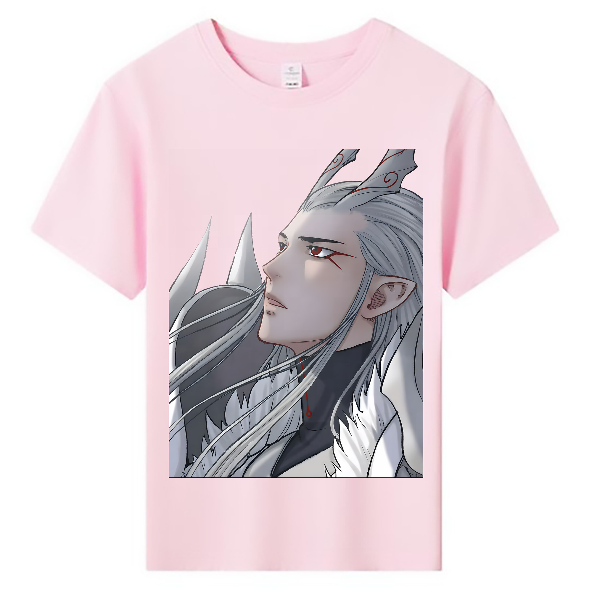（画像用） Ne Zha 2 ナタ 魔童の大暴れ 綿100％キッズTシャツ（フロントプリント）