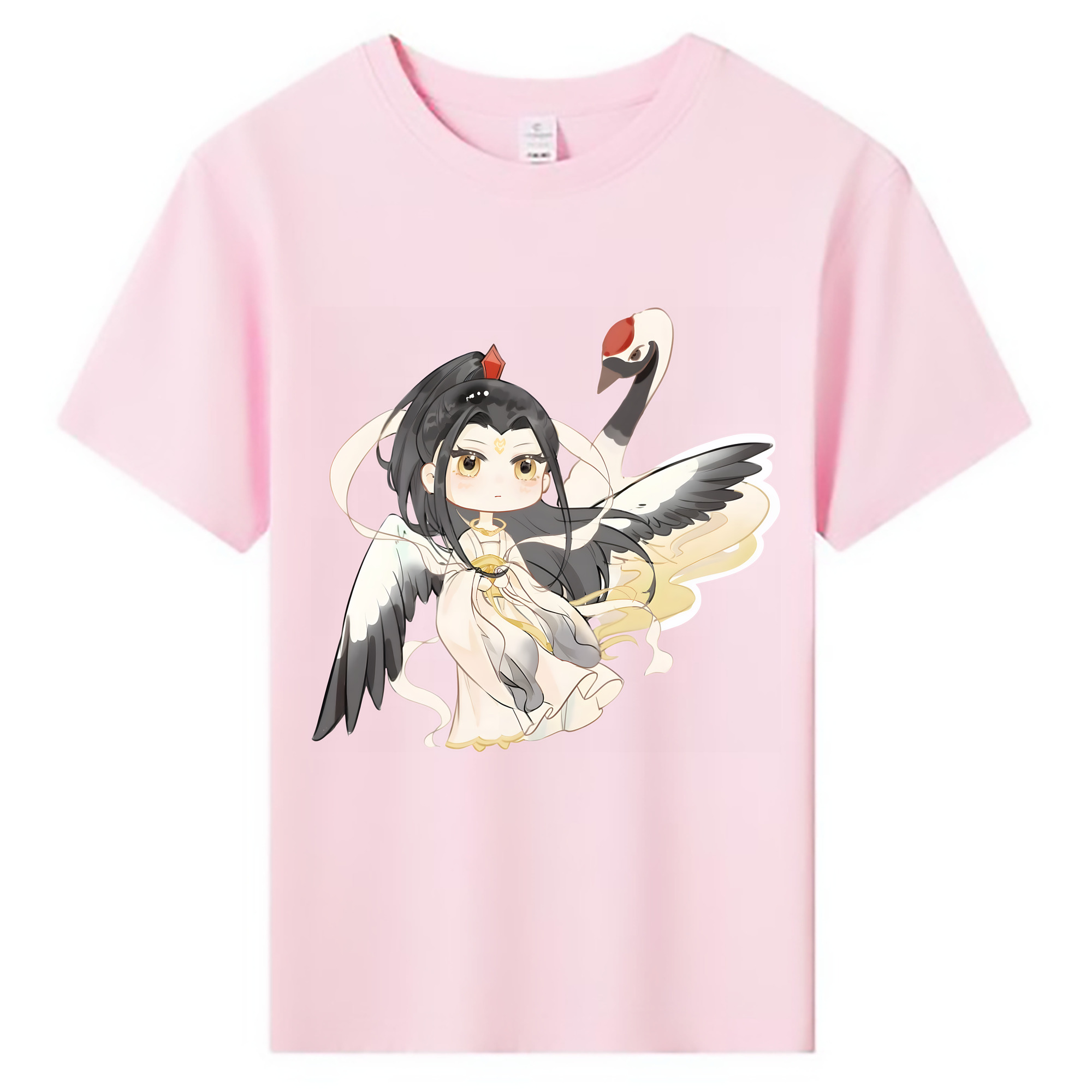 （画像用） Ne Zha 2 ナタ 魔童の大暴れ 綿100％キッズTシャツ（フロントプリント）