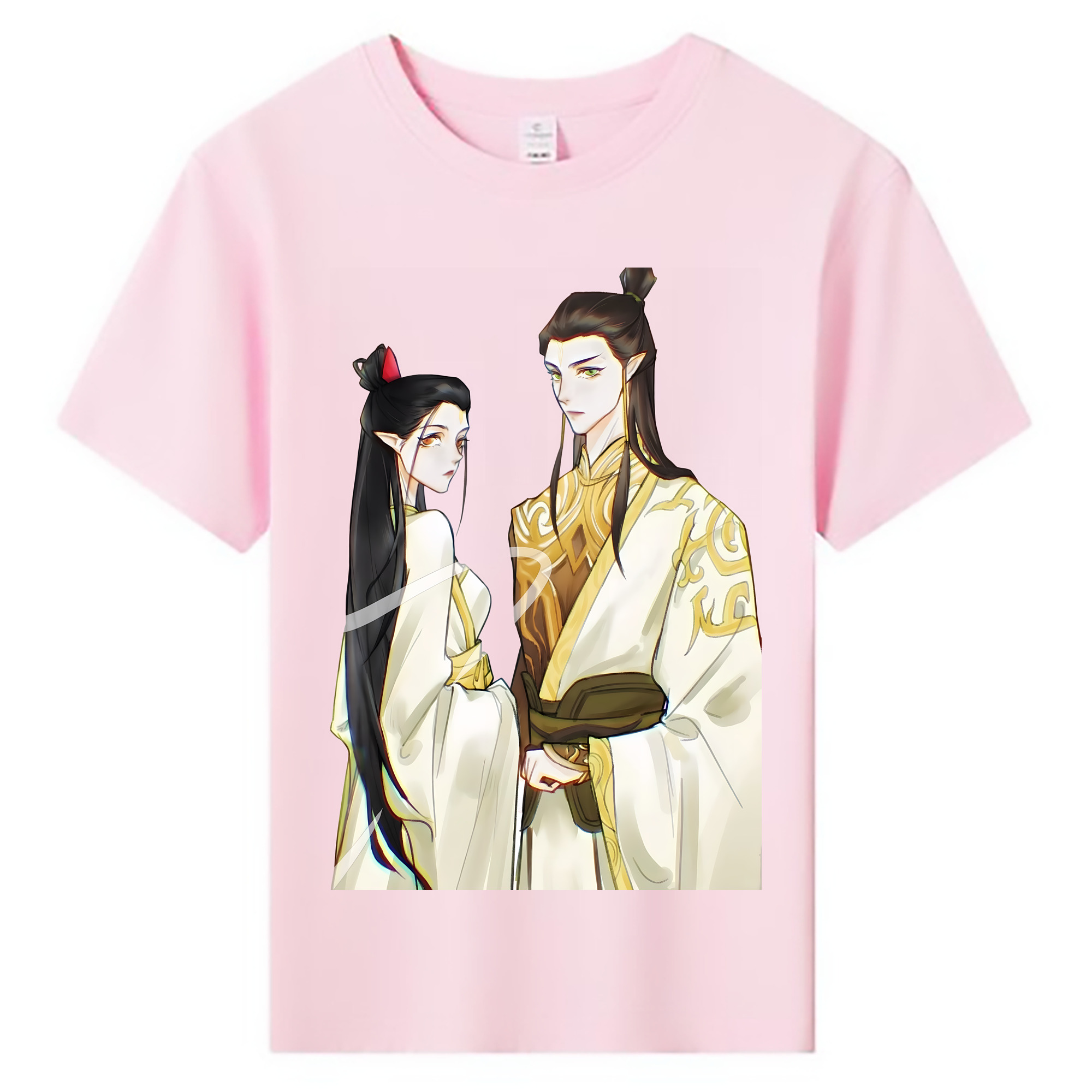 （画像用） Ne Zha 2 ナタ 魔童の大暴れ 綿100％キッズTシャツ（フロントプリント）