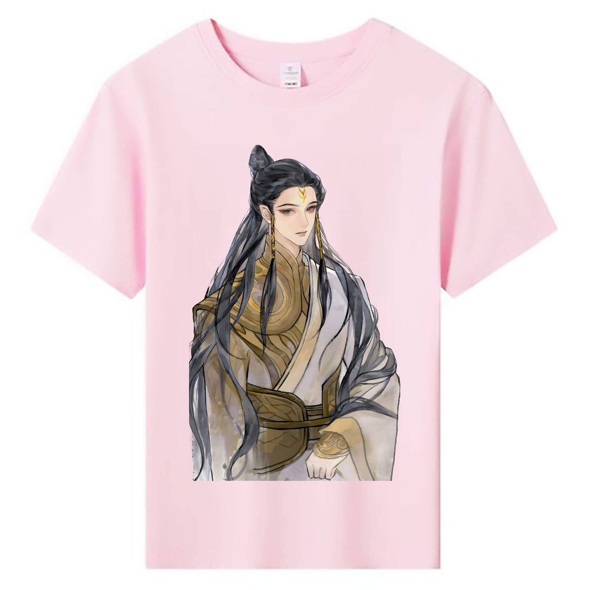 （画像用） Ne Zha 2 ナタ 魔童の大暴れ 綿100％キッズTシャツ（フロントプリント）