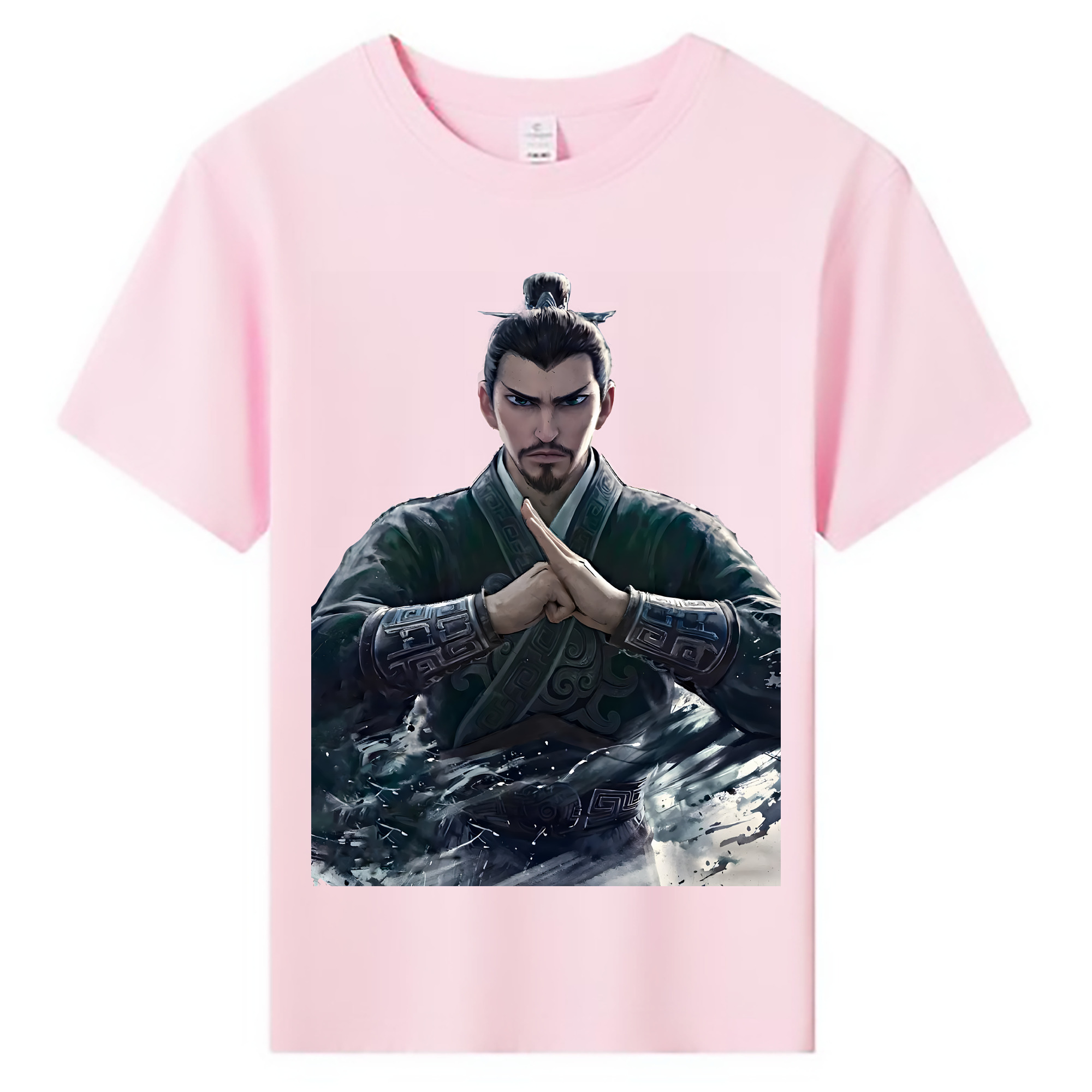 （画像用） Ne Zha 2 ナタ 魔童の大暴れ 綿100％キッズTシャツ（フロントプリント）