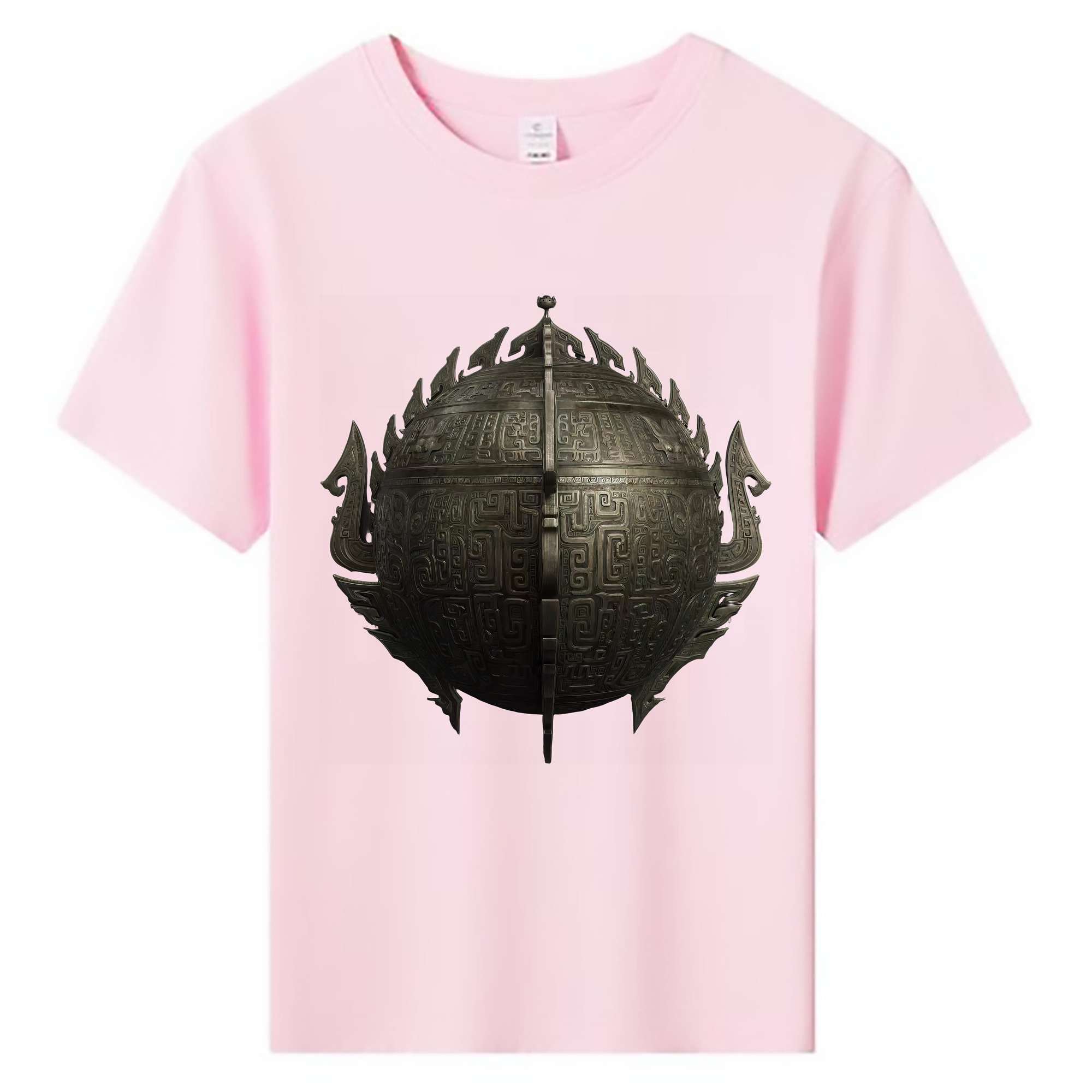 （画像用） Ne Zha 2 ナタ 魔童の大暴れ 綿100％キッズTシャツ（フロントプリント）