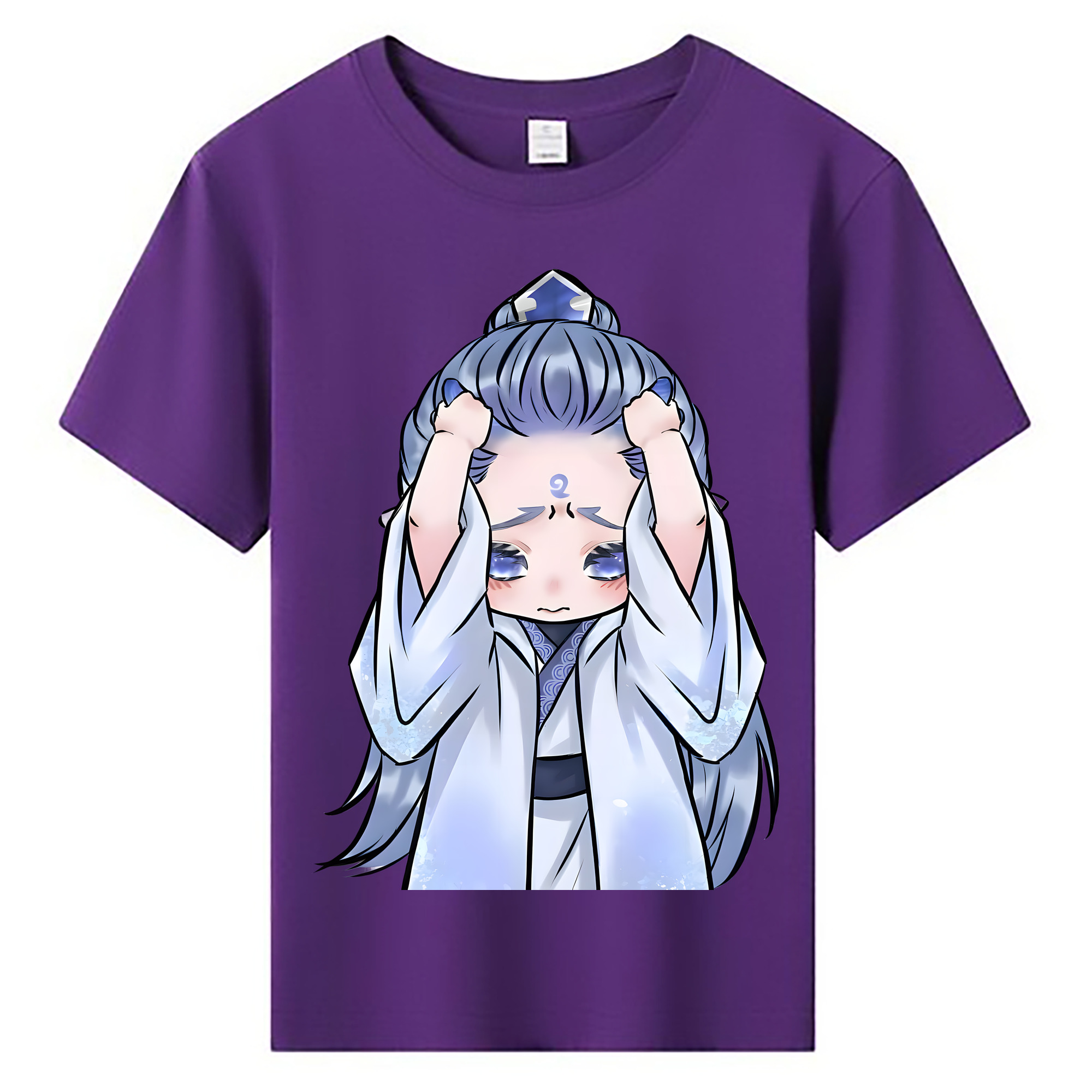 （画像用） Ne Zha 2 ナタ 魔童の大暴れ 綿100％キッズTシャツ（フロントプリント）