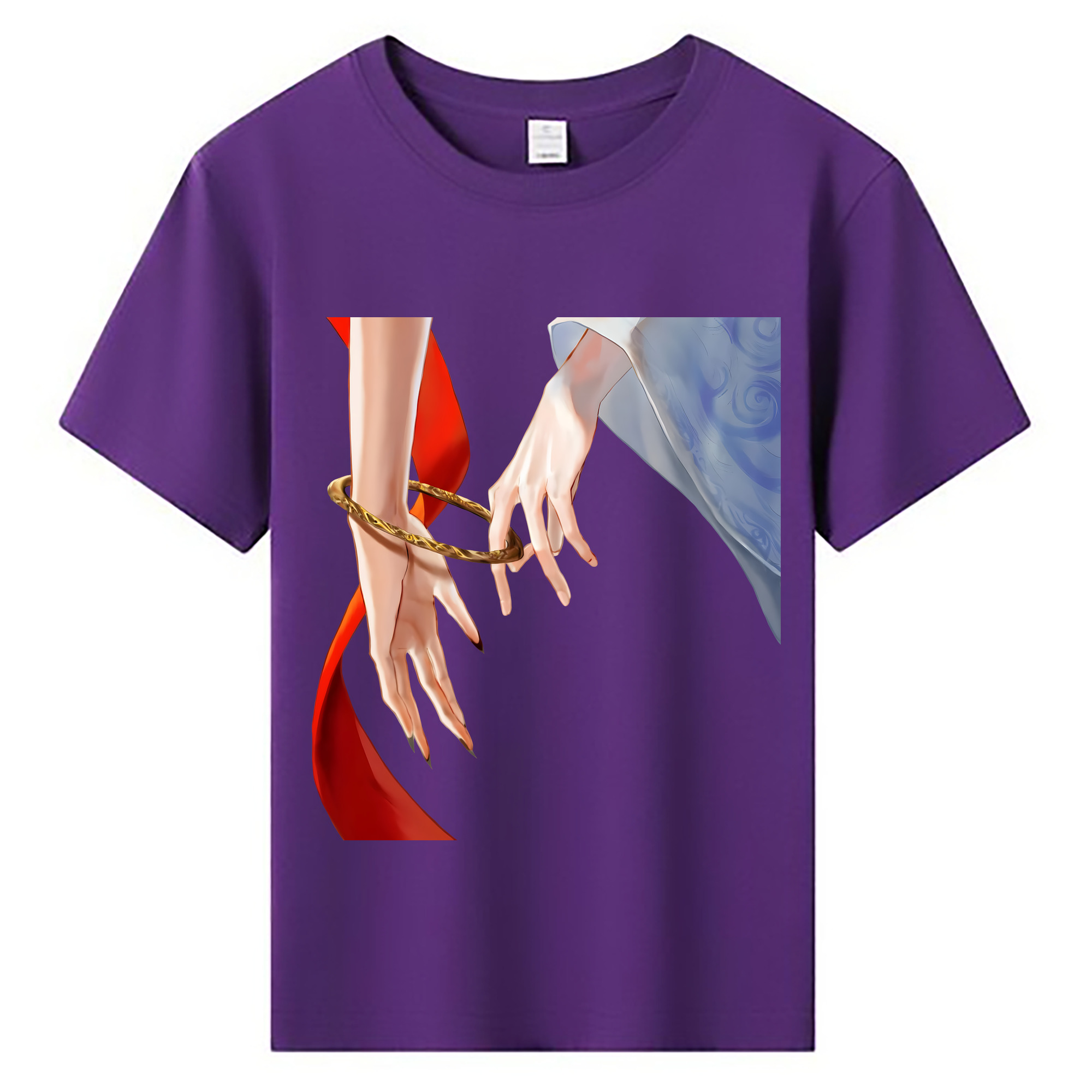 （画像用） Ne Zha 2 ナタ 魔童の大暴れ 綿100％キッズTシャツ（フロントプリント）