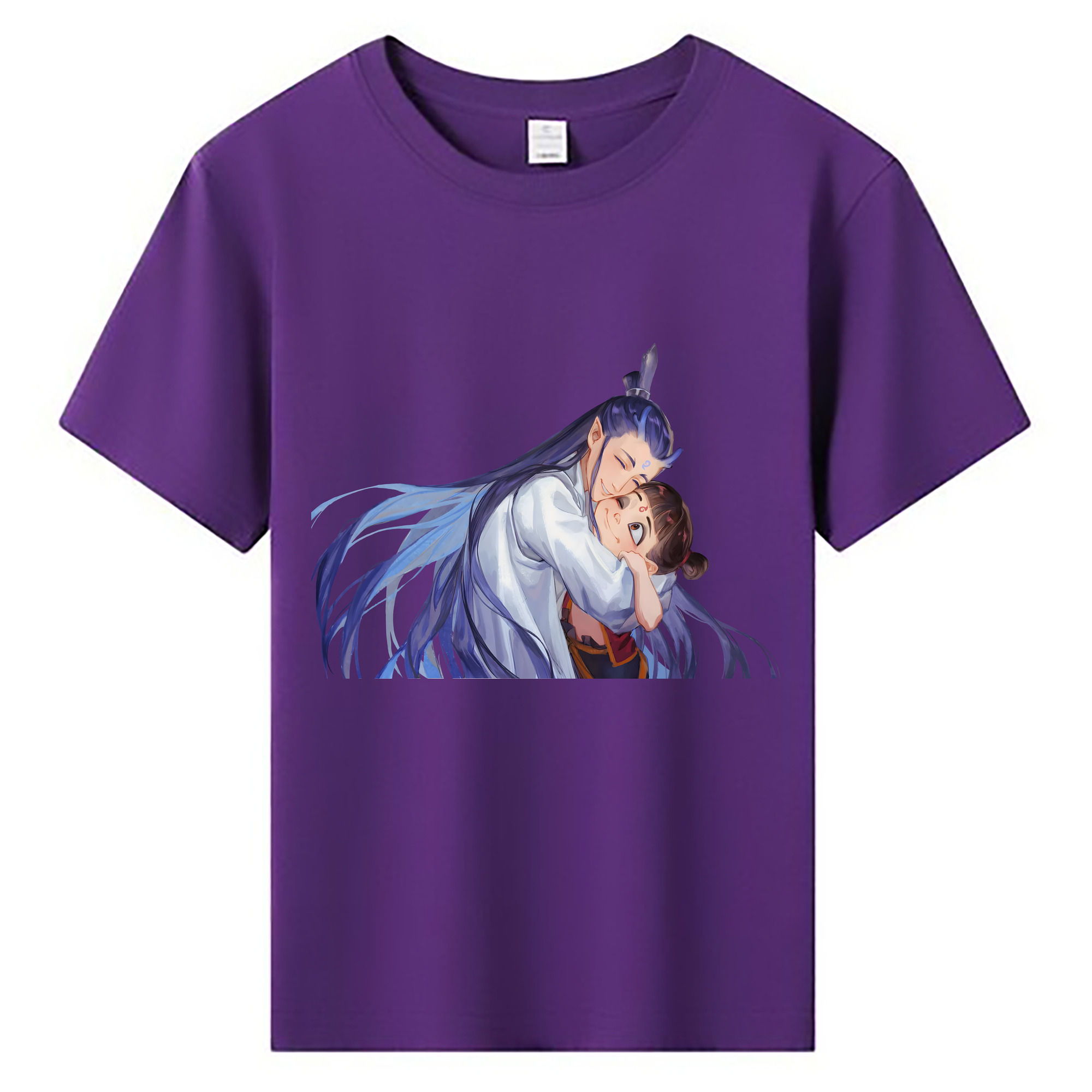 （画像用） Ne Zha 2 ナタ 魔童の大暴れ 綿100％キッズTシャツ（フロントプリント）