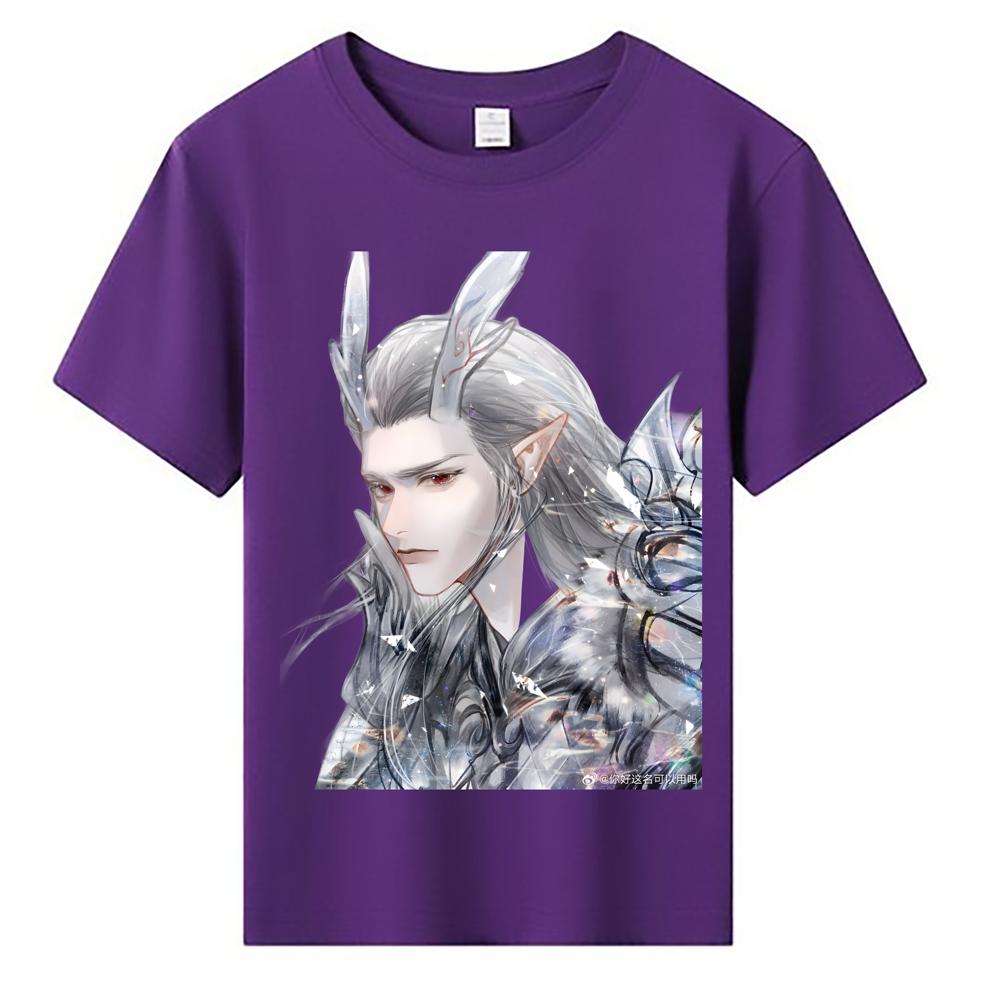 （画像用） Ne Zha 2 ナタ 魔童の大暴れ 綿100％キッズTシャツ（フロントプリント）