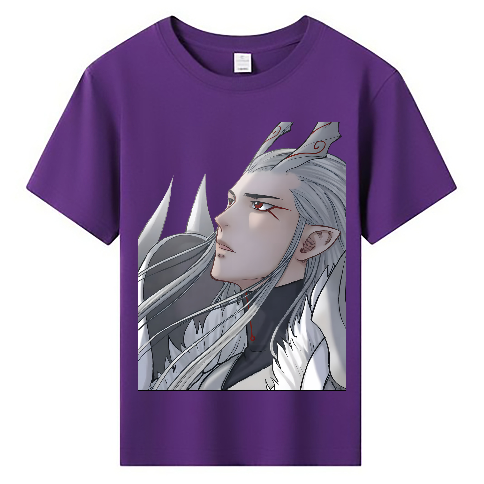 （画像用） Ne Zha 2 ナタ 魔童の大暴れ 綿100％キッズTシャツ（フロントプリント）