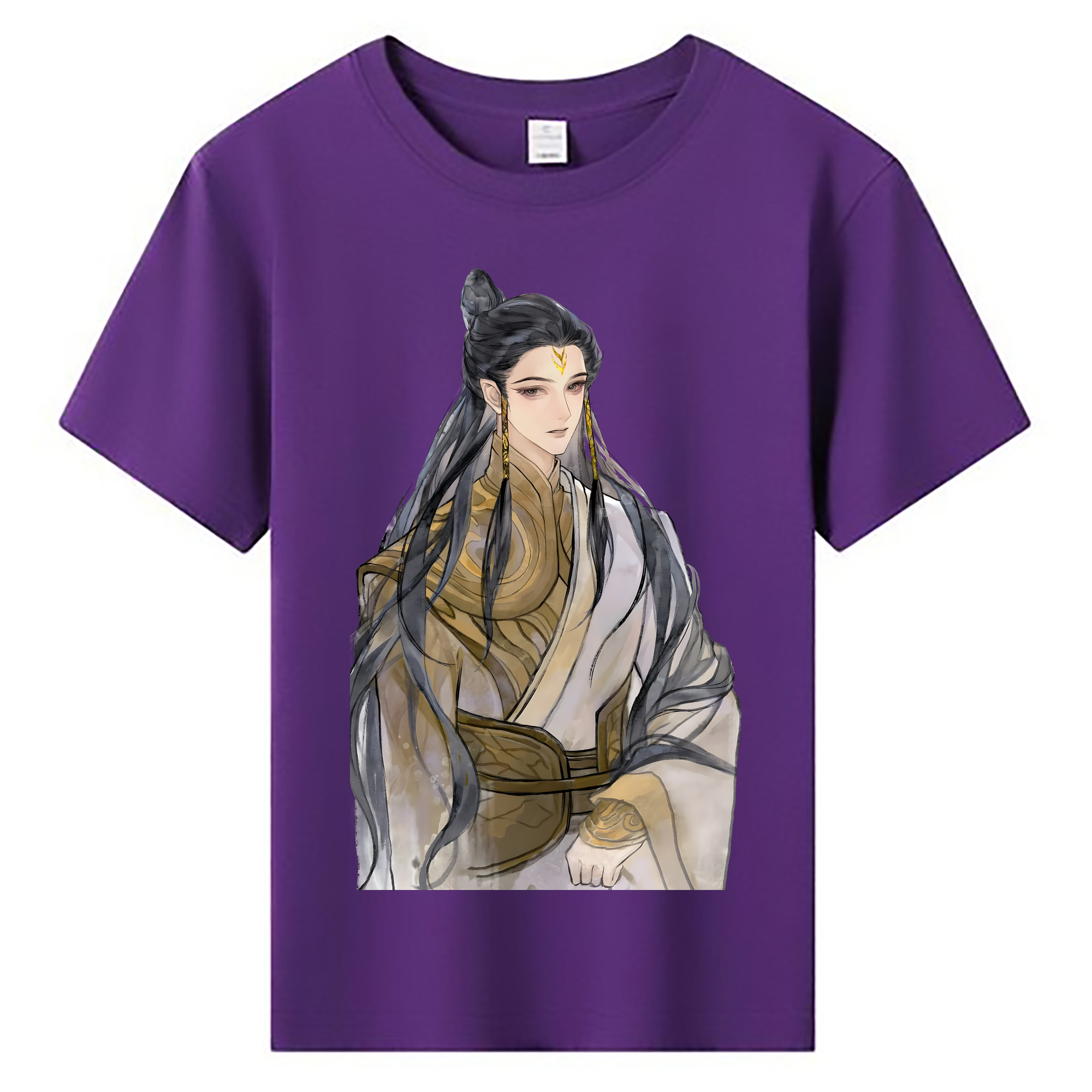 （画像用） Ne Zha 2 ナタ 魔童の大暴れ 綿100％キッズTシャツ（フロントプリント）