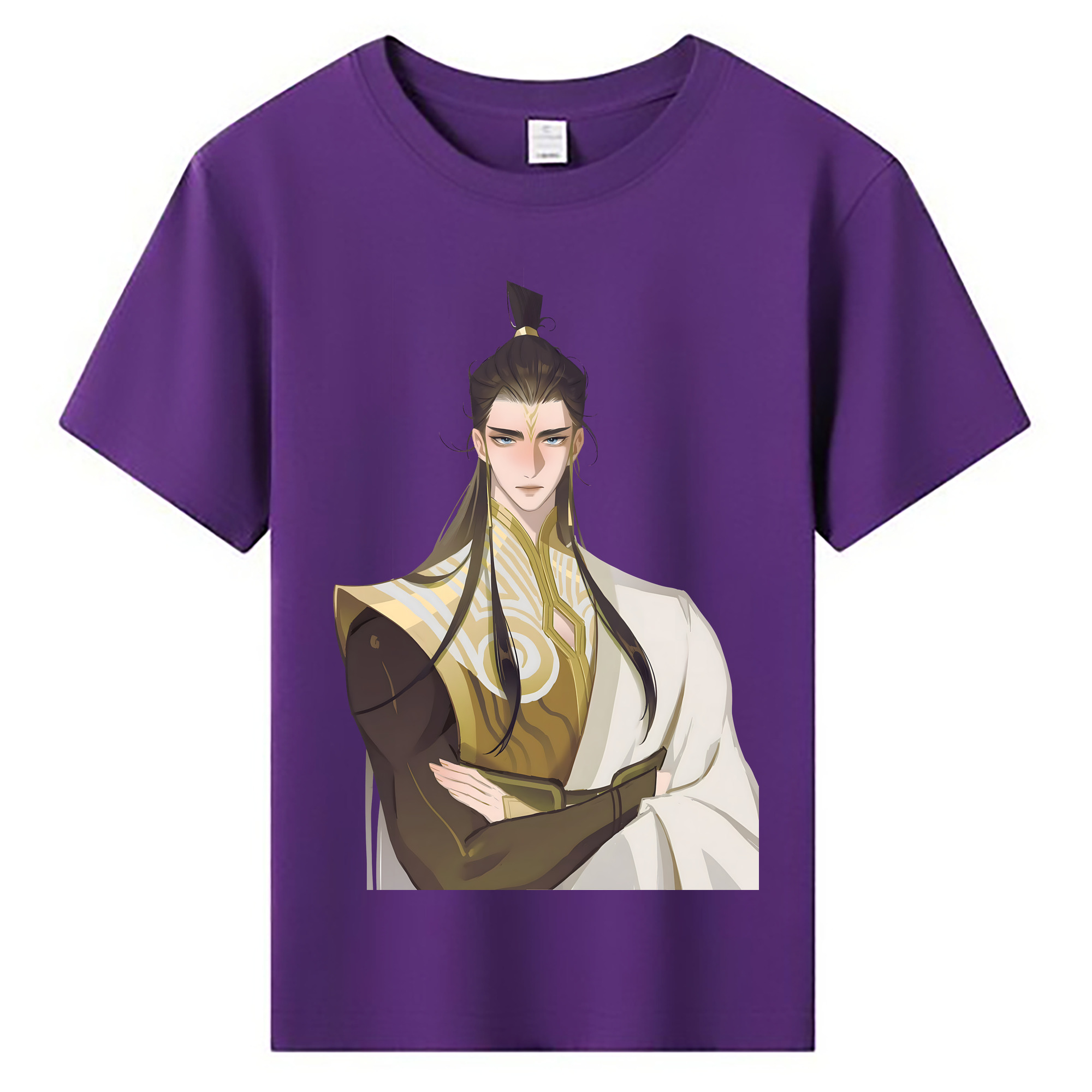 （画像用） Ne Zha 2 ナタ 魔童の大暴れ 綿100％キッズTシャツ（フロントプリント）