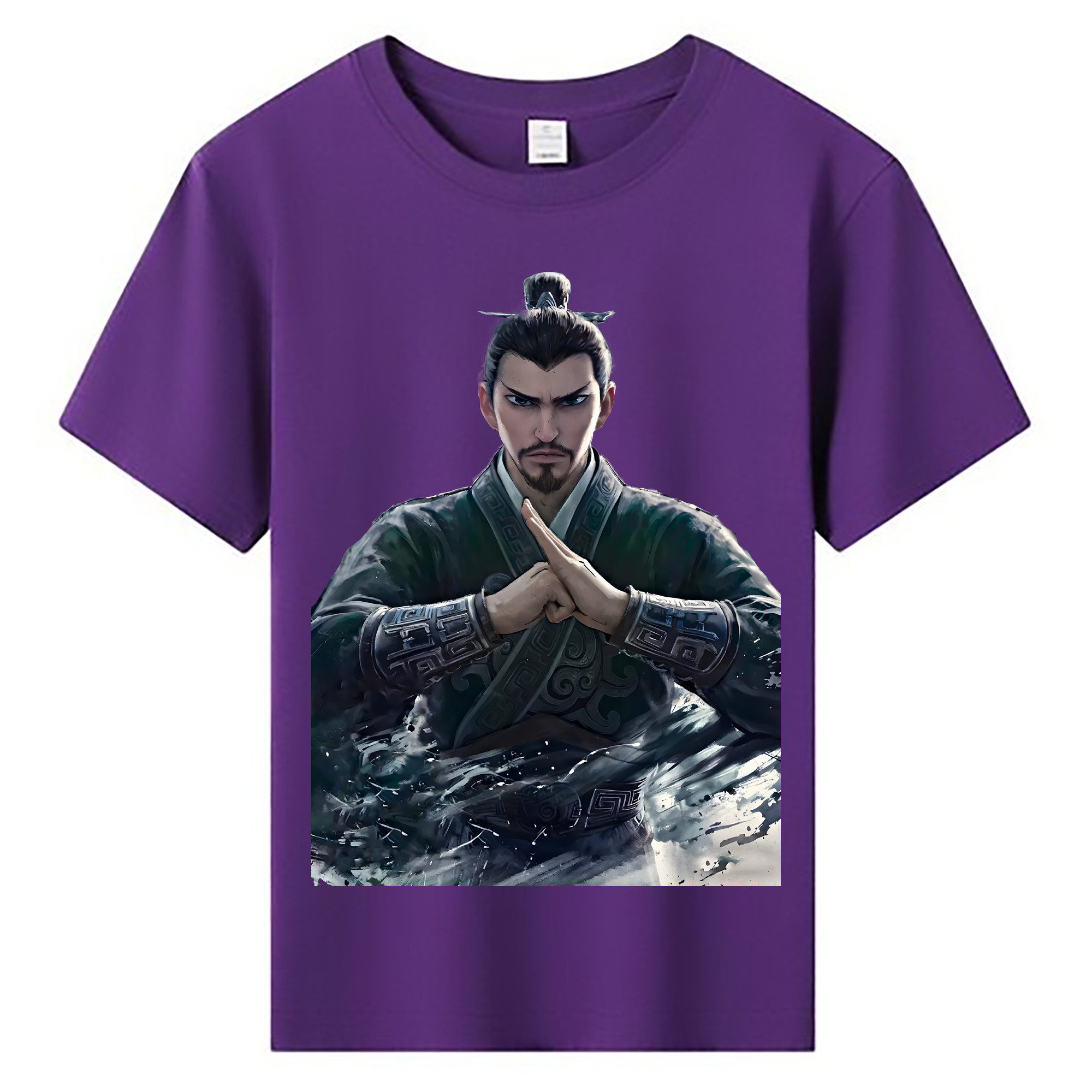 （画像用） Ne Zha 2 ナタ 魔童の大暴れ 綿100％キッズTシャツ（フロントプリント）