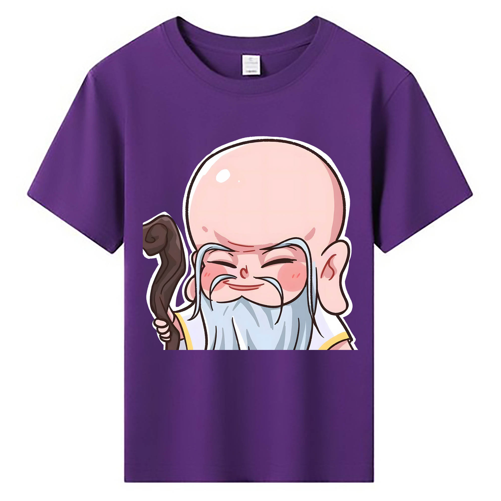 （画像用） Ne Zha 2 ナタ 魔童の大暴れ 綿100％キッズTシャツ（フロントプリント）