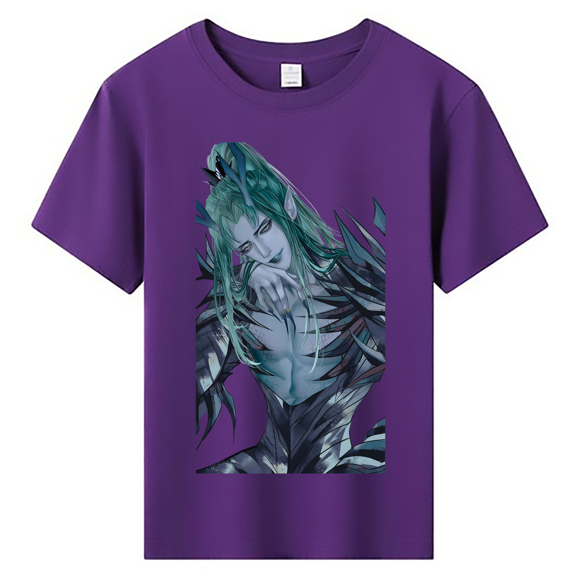 （画像用） Ne Zha 2 ナタ 魔童の大暴れ 綿100％キッズTシャツ（フロントプリント）