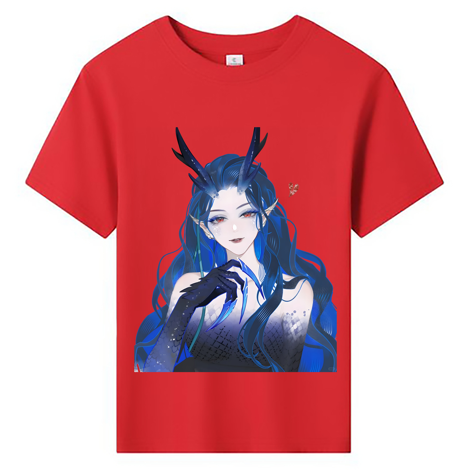 （画像用） Ne Zha 2 ナタ 魔童の大暴れ 綿100％キッズTシャツ（フロントプリント）