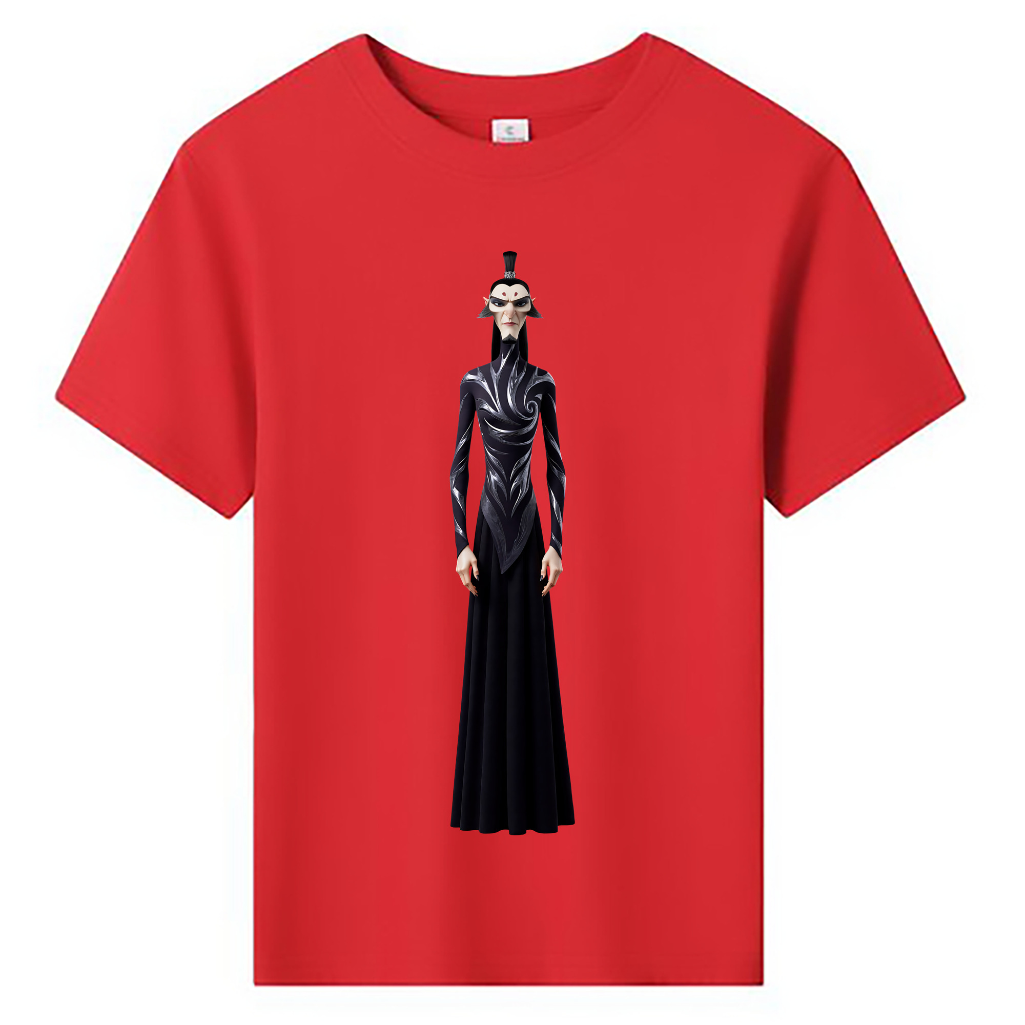 （画像用） Ne Zha 2 ナタ 魔童の大暴れ 綿100％キッズTシャツ（フロントプリント）