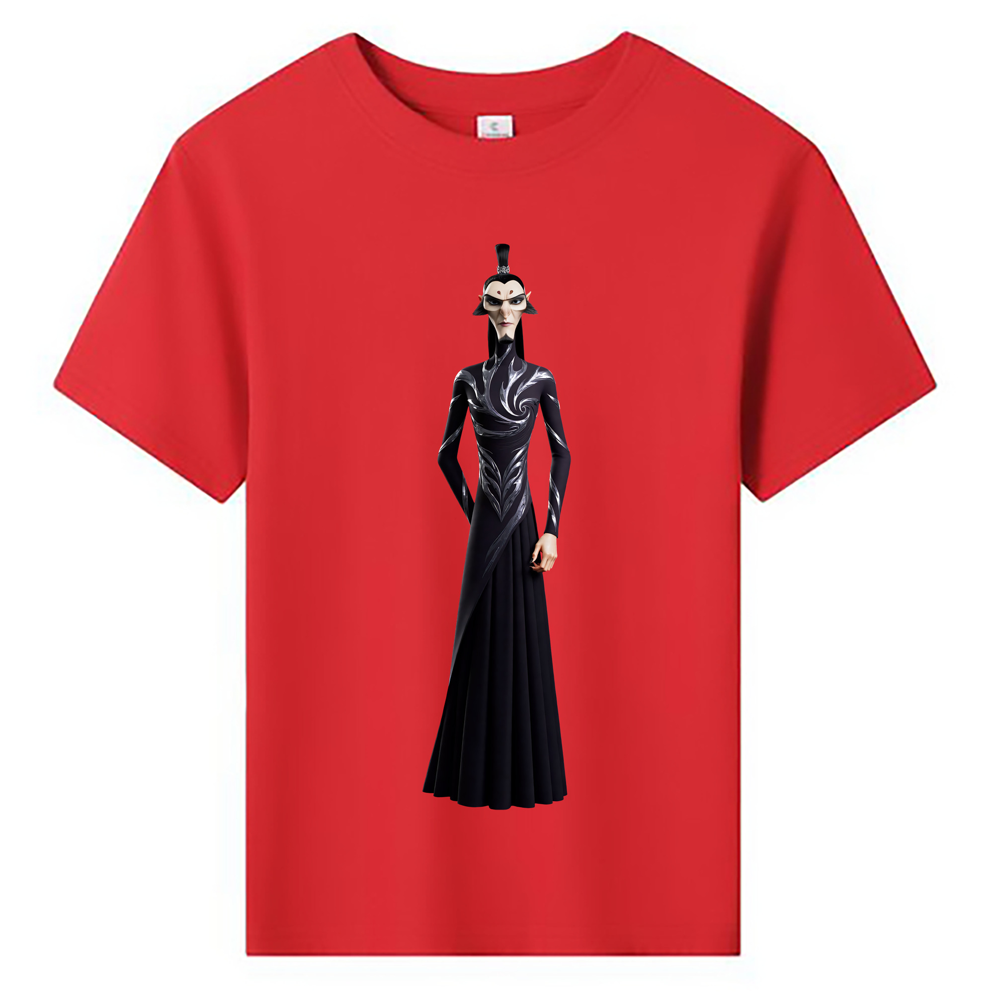 （画像用） Ne Zha 2 ナタ 魔童の大暴れ 綿100％キッズTシャツ（フロントプリント）
