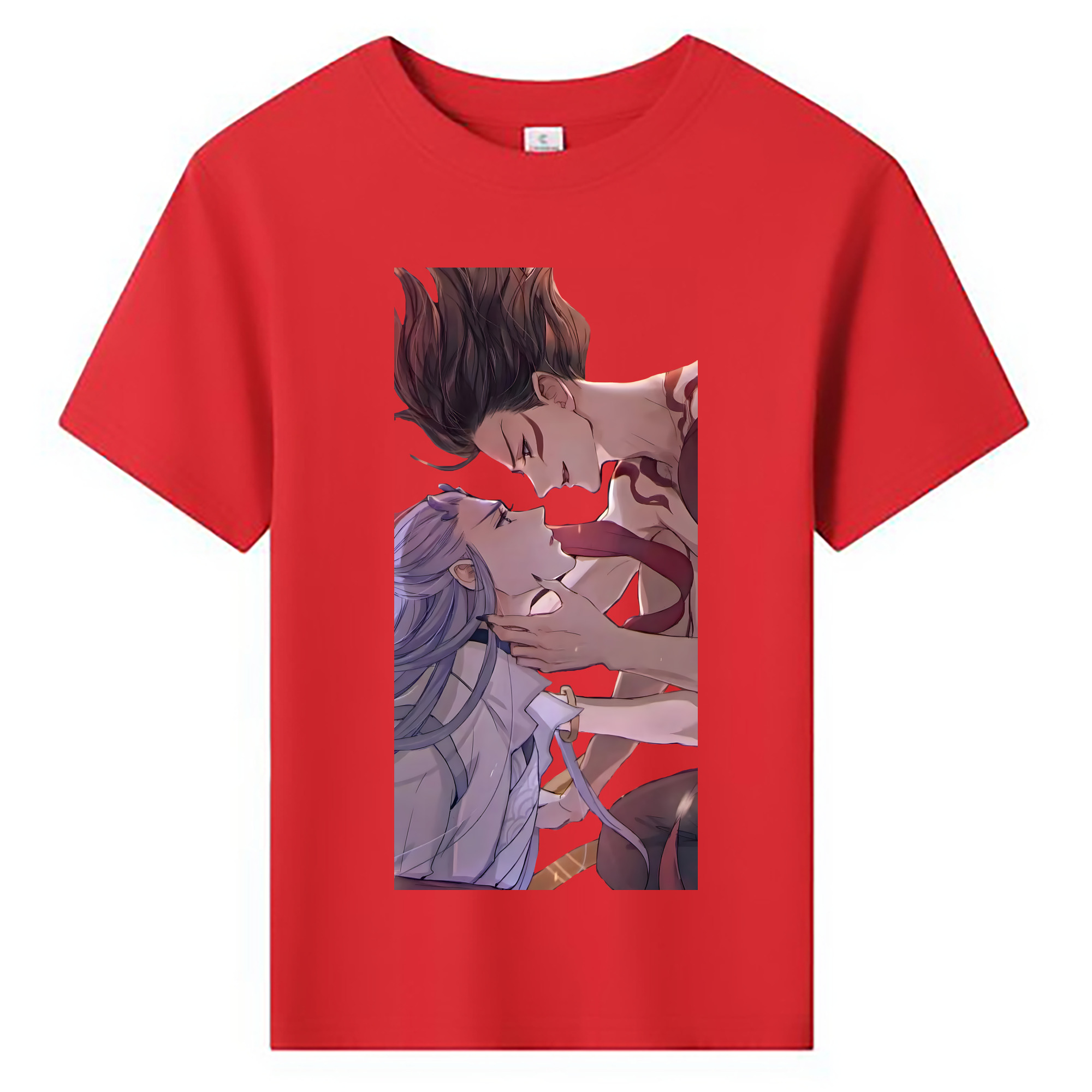 （画像用） Ne Zha 2 ナタ 魔童の大暴れ 綿100％キッズTシャツ（フロントプリント）