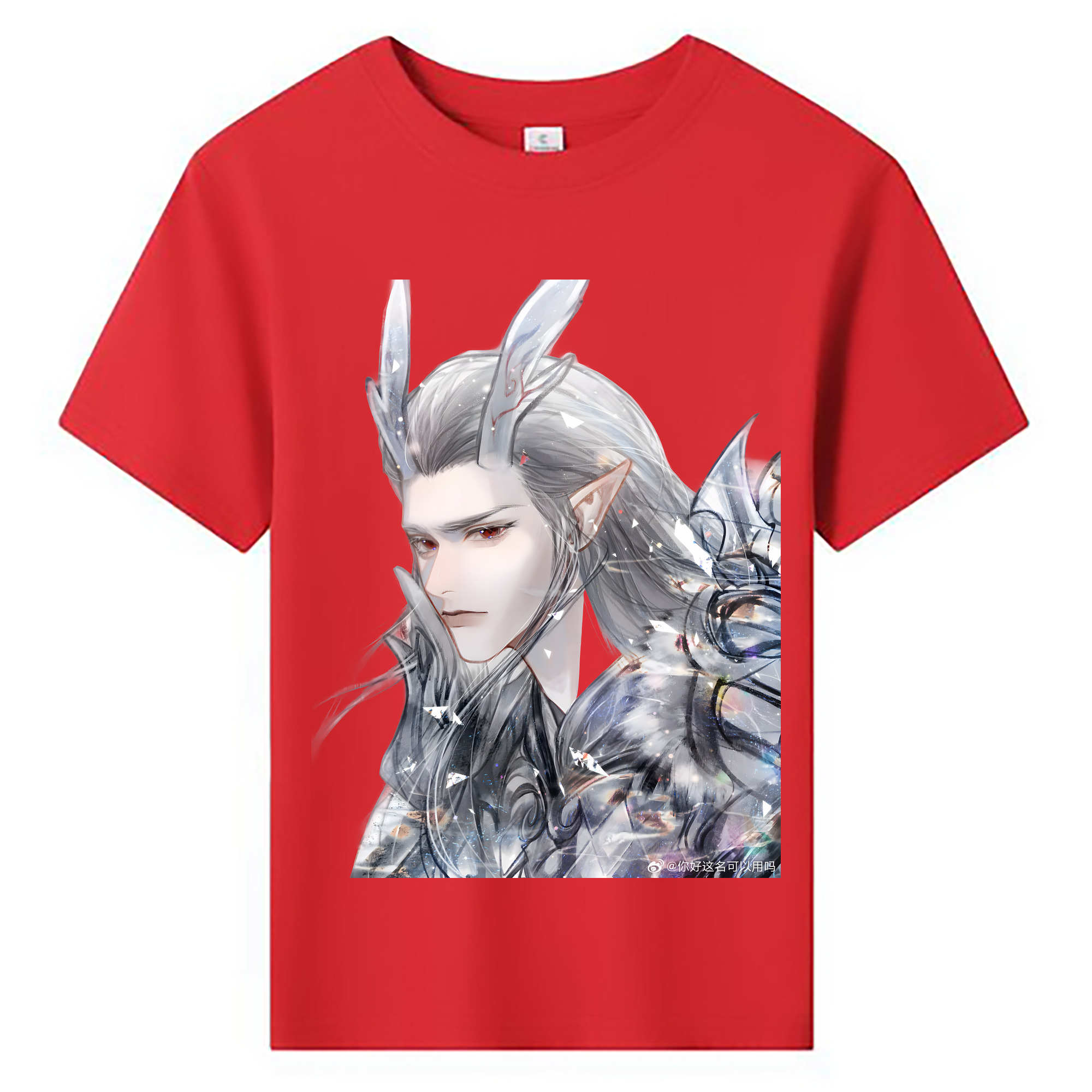 （画像用） Ne Zha 2 ナタ 魔童の大暴れ 綿100％キッズTシャツ（フロントプリント）