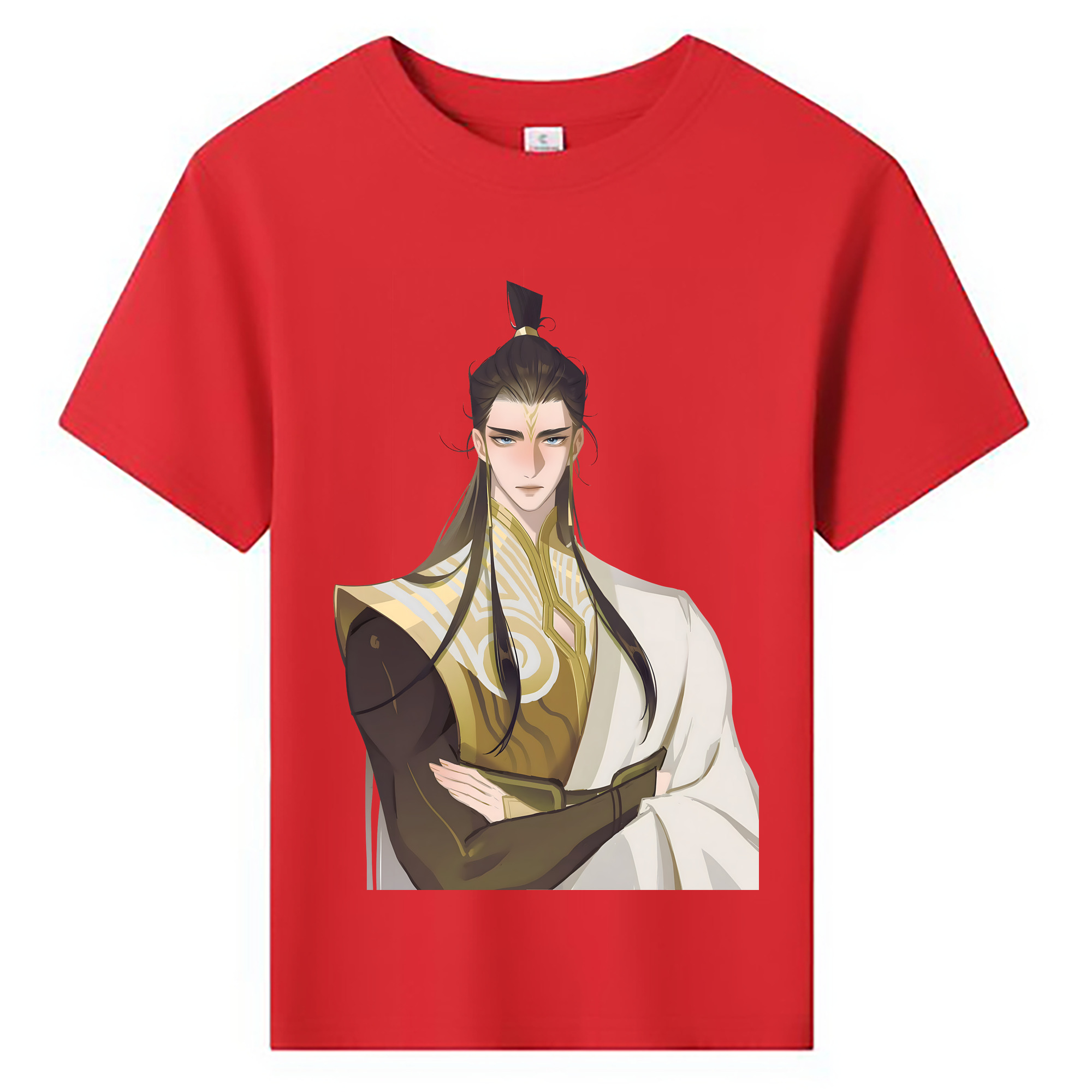 （画像用） Ne Zha 2 ナタ 魔童の大暴れ 綿100％キッズTシャツ（フロントプリント）