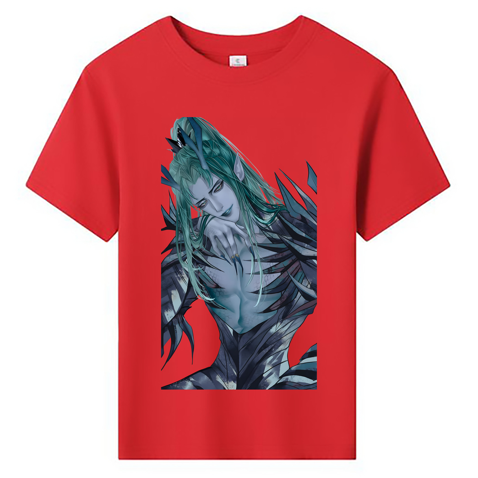 （画像用） Ne Zha 2 ナタ 魔童の大暴れ 綿100％キッズTシャツ（フロントプリント）
