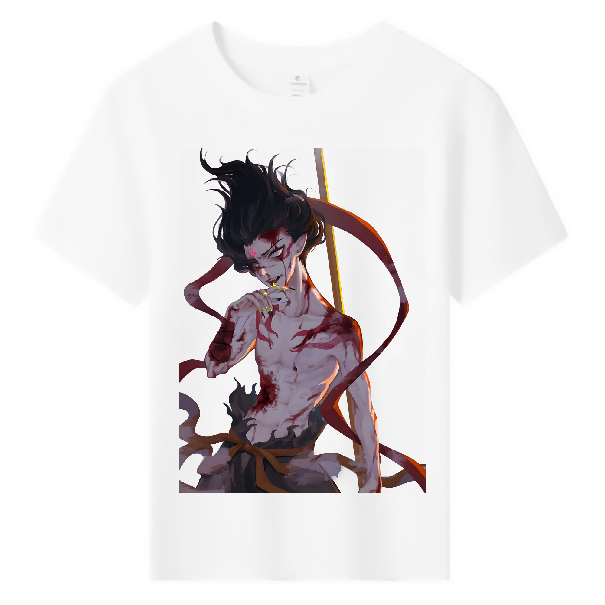 （画像用） Ne Zha 2 ナタ 魔童の大暴れ 綿100％キッズTシャツ（フロントプリント）