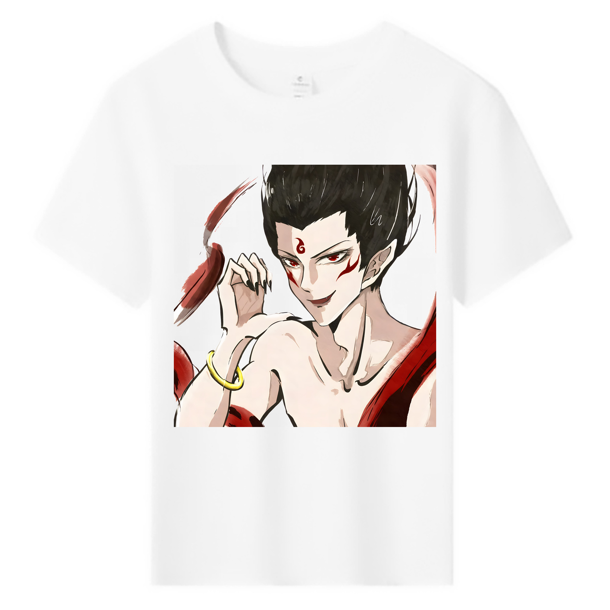 （画像用） Ne Zha 2 ナタ 魔童の大暴れ 綿100％キッズTシャツ（フロントプリント）