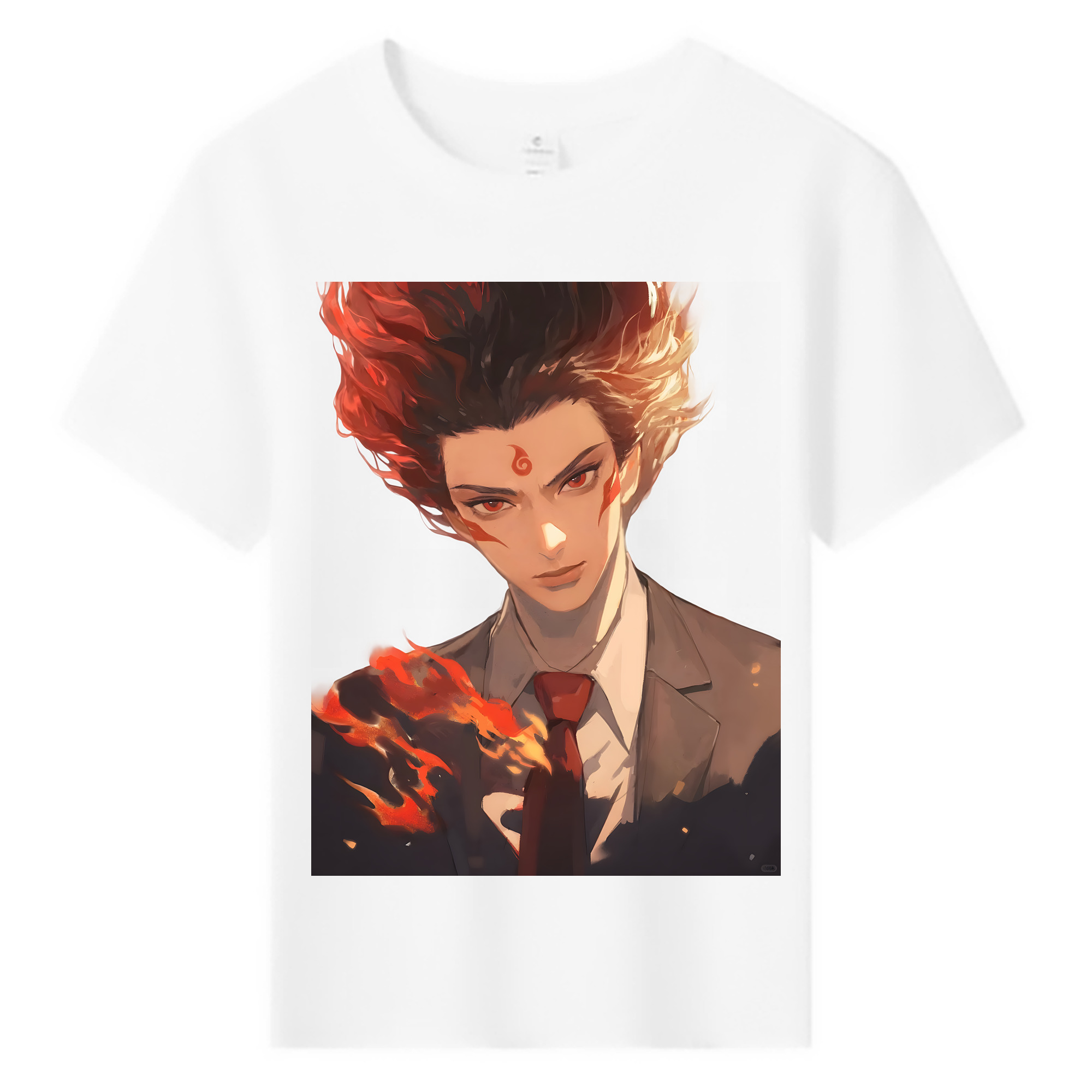 （画像用） Ne Zha 2 ナタ 魔童の大暴れ 綿100％キッズTシャツ（フロントプリント）