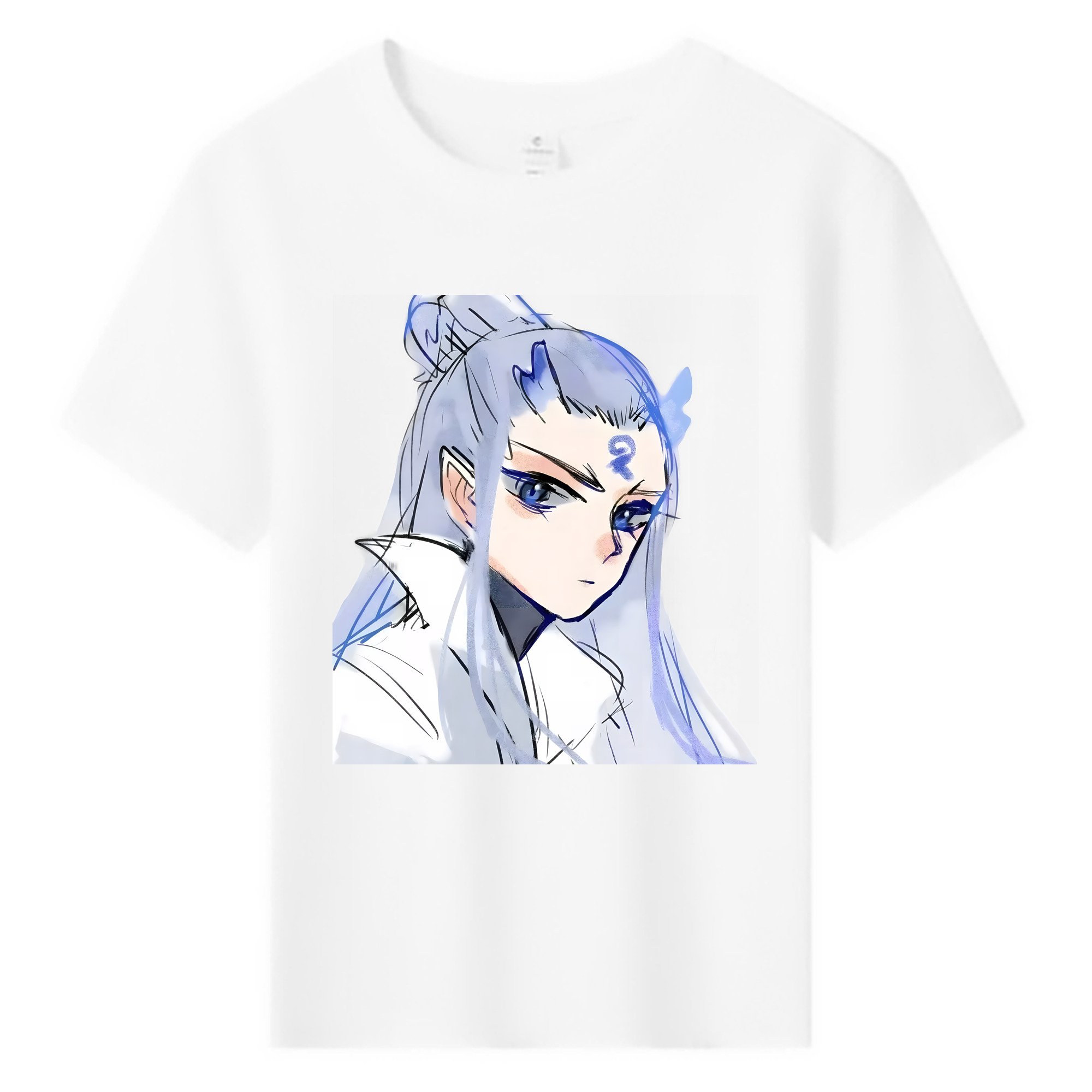 （画像用） Ne Zha 2 ナタ 魔童の大暴れ 綿100％キッズTシャツ（フロントプリント）