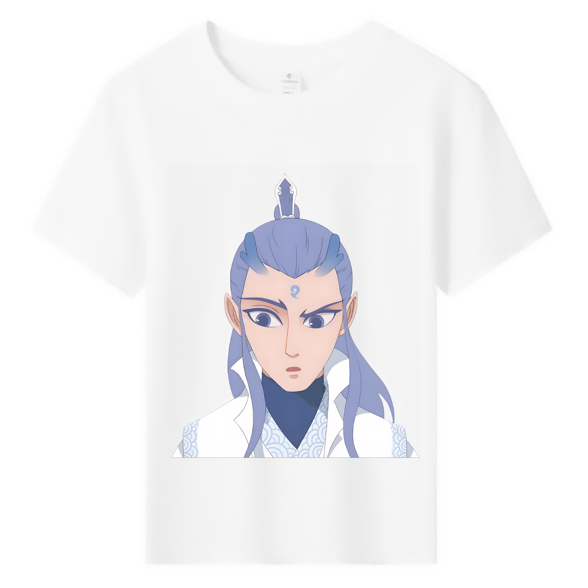 （画像用） Ne Zha 2 ナタ 魔童の大暴れ 綿100％キッズTシャツ（フロントプリント）