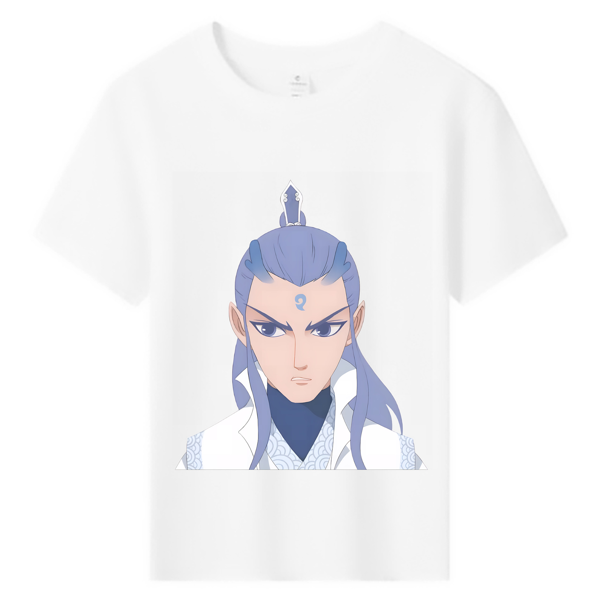（画像用） Ne Zha 2 ナタ 魔童の大暴れ 綿100％キッズTシャツ（フロントプリント）
