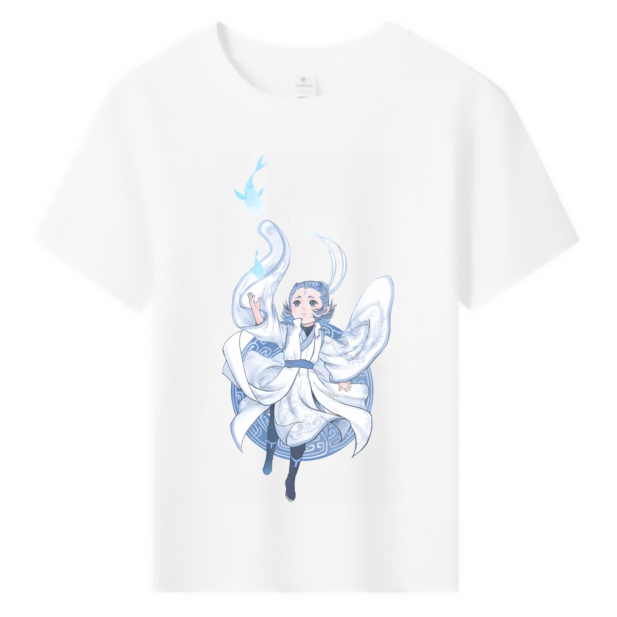 （画像用） Ne Zha 2 ナタ 魔童の大暴れ 綿100％キッズTシャツ（フロントプリント）